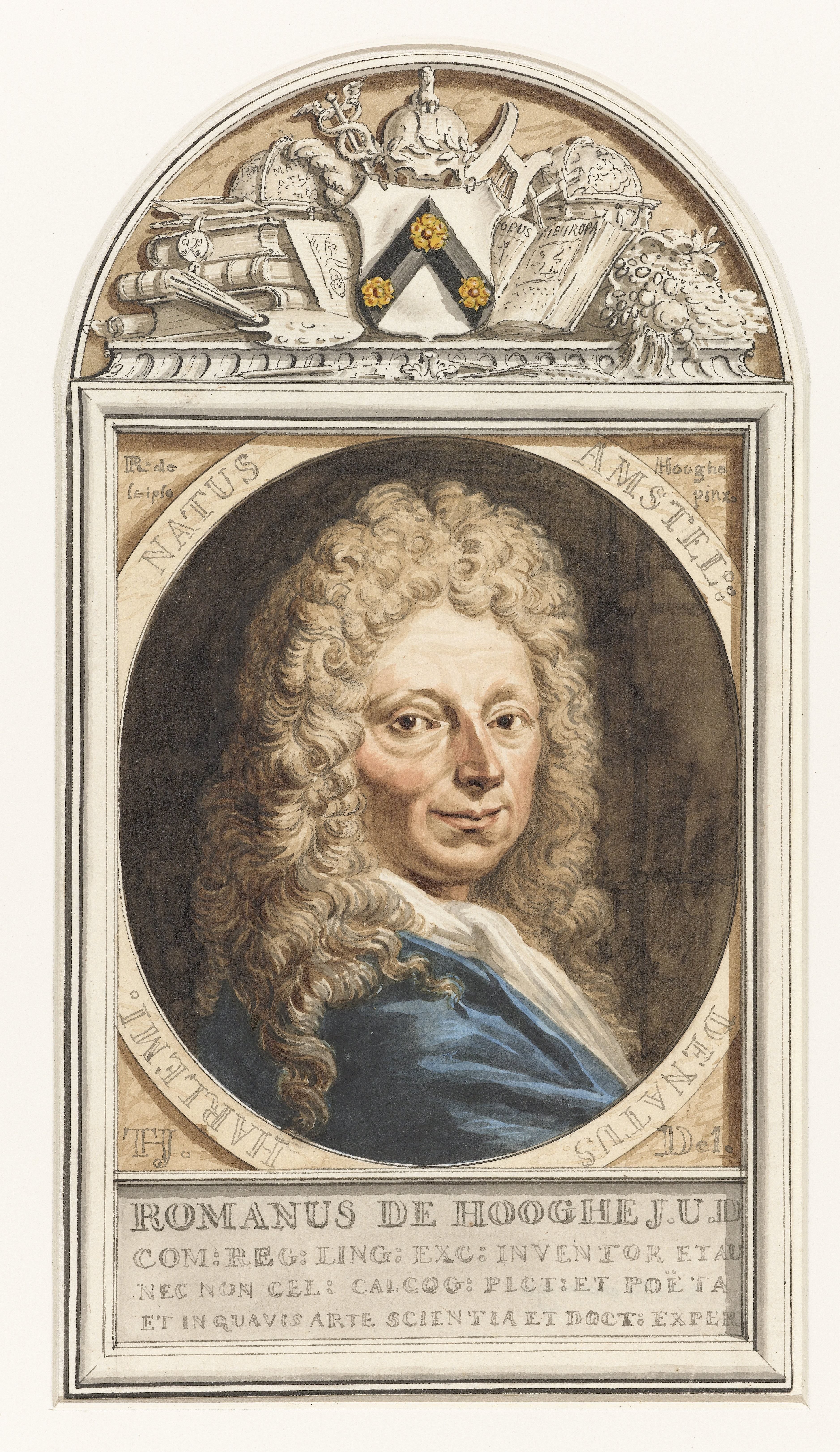 Portret van Romeyn de Hooghe