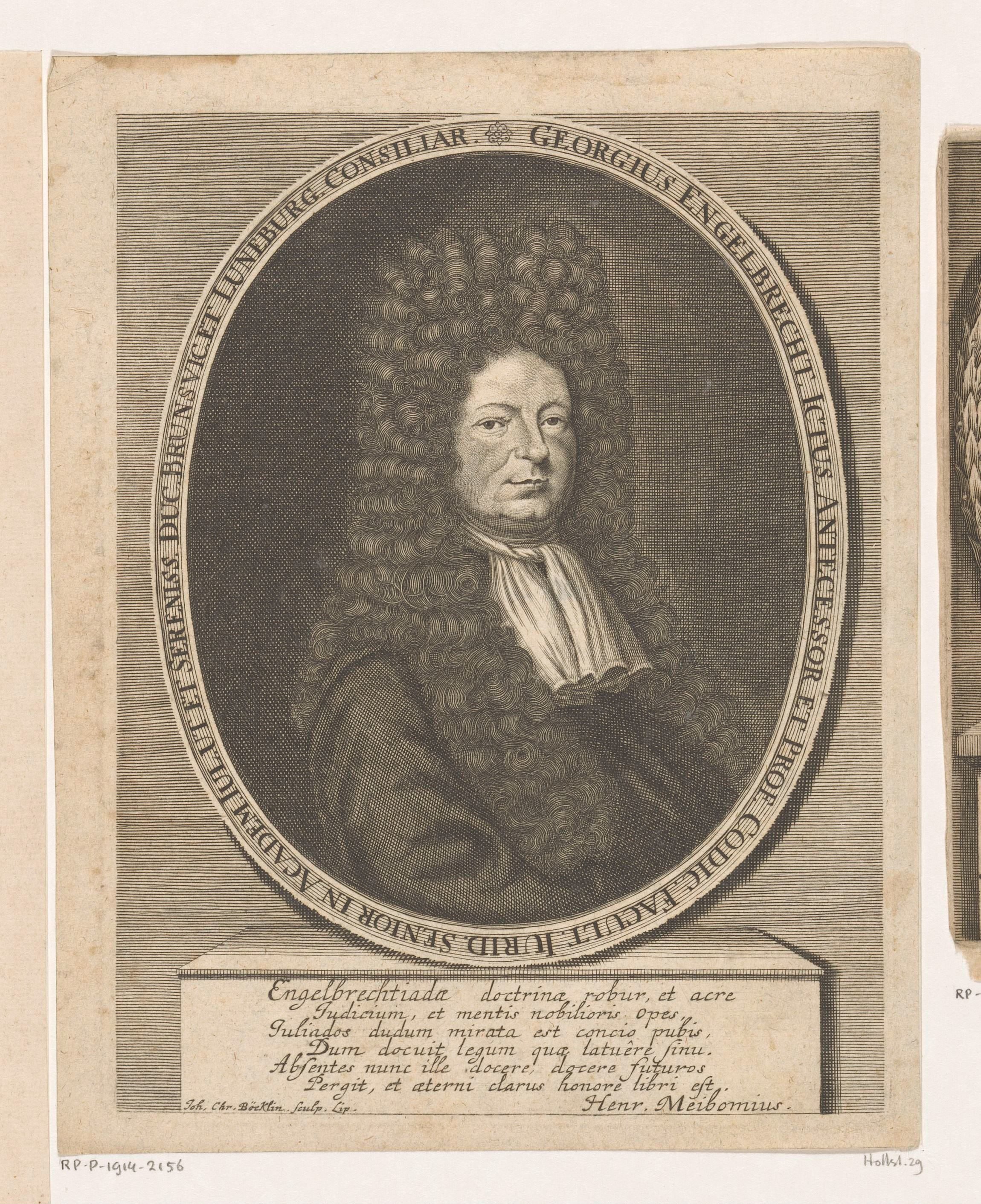 Portret van Georg Engelbrecht