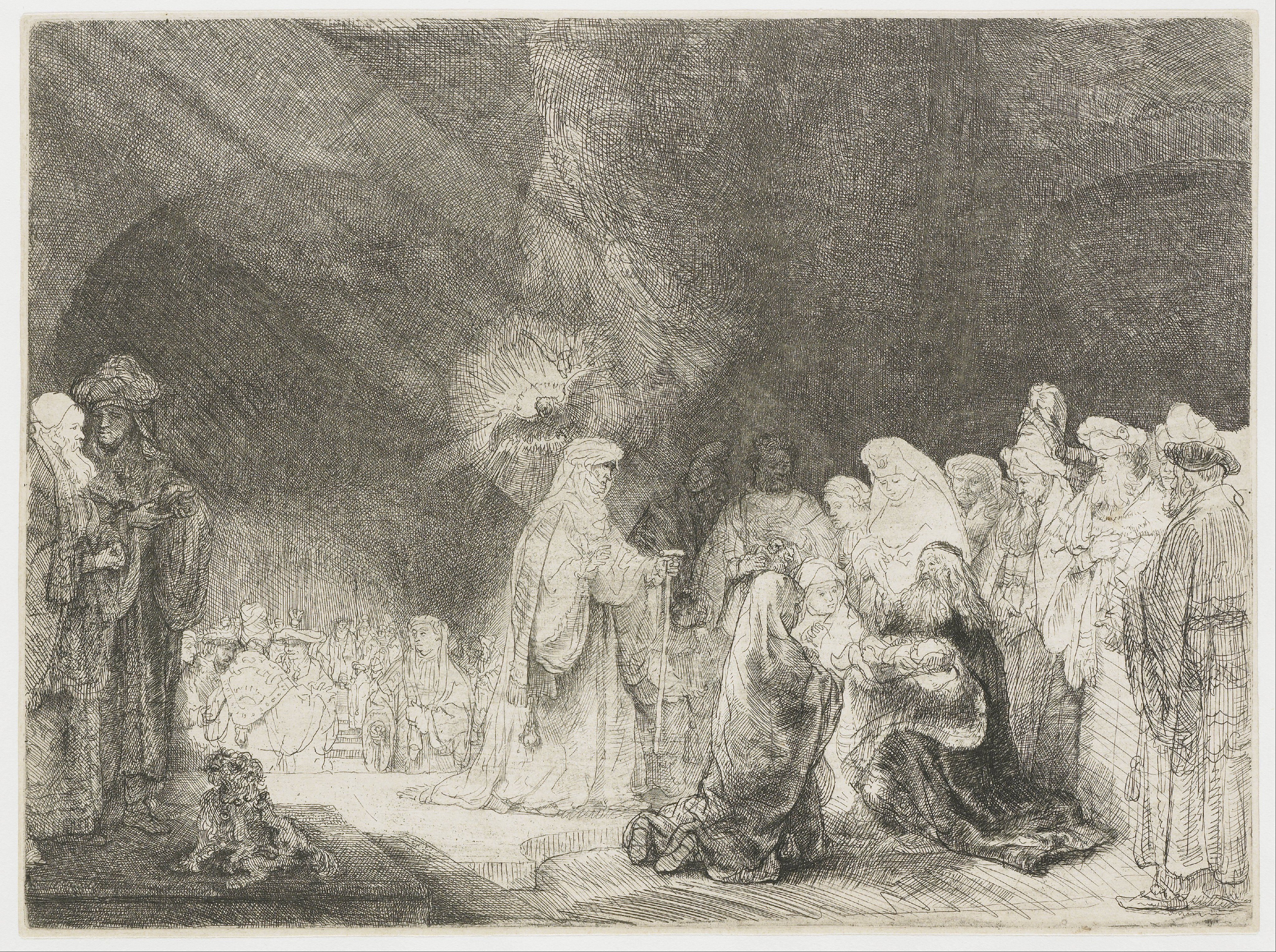 The presentation in the temple: oblong print