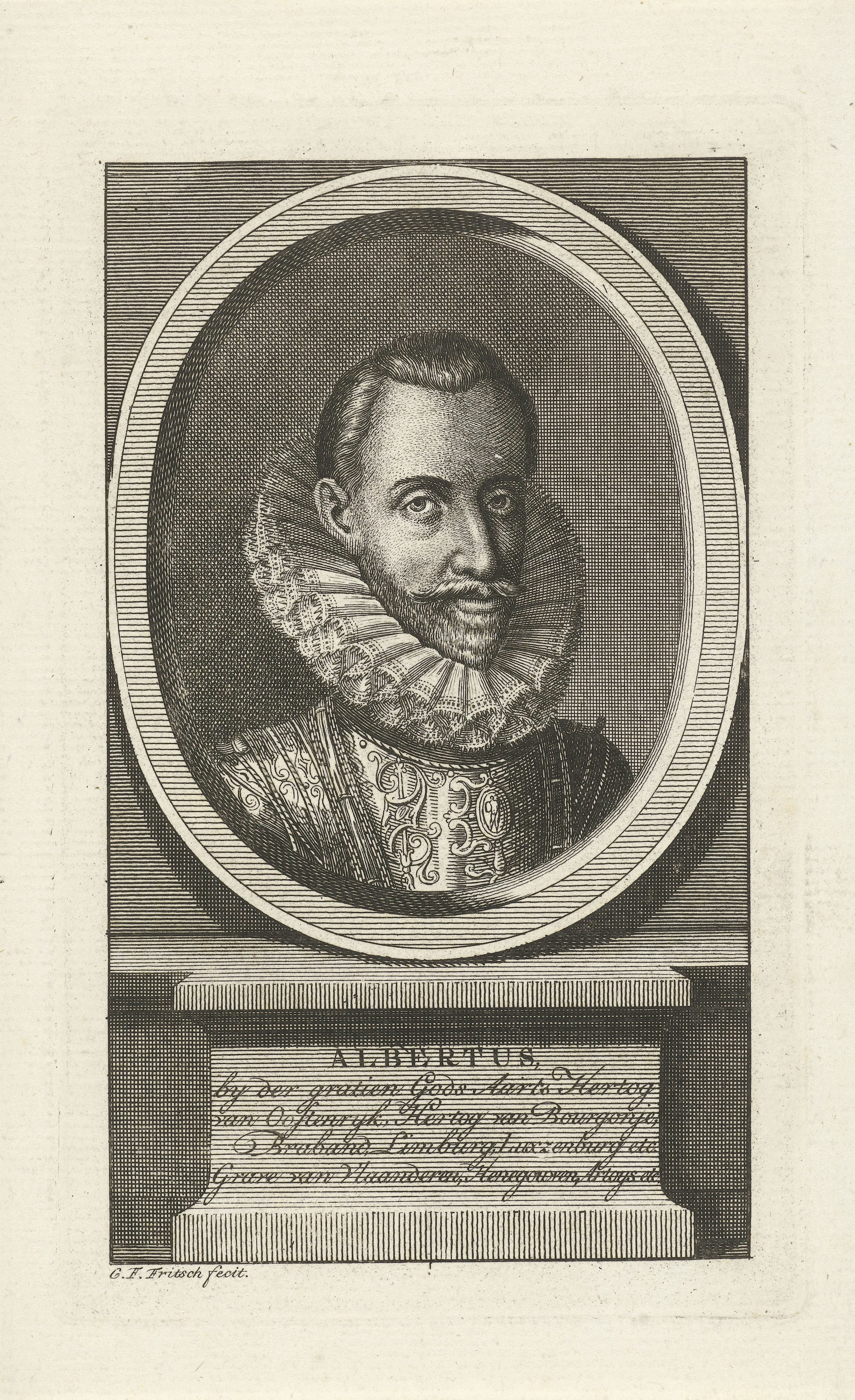 Portret van Albrecht, aartshertog van Oostenrijk