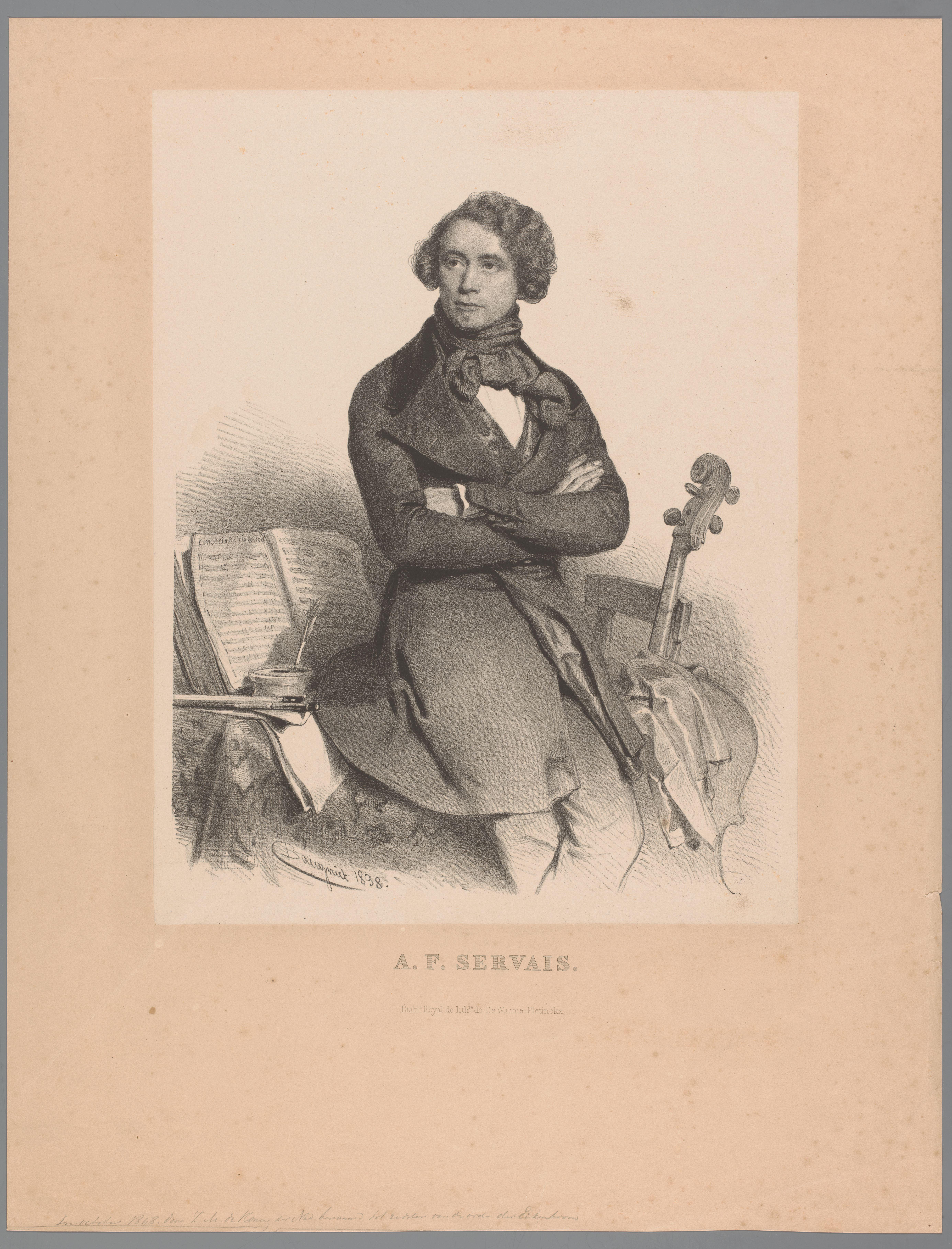 Portret van Adrien-François Servais