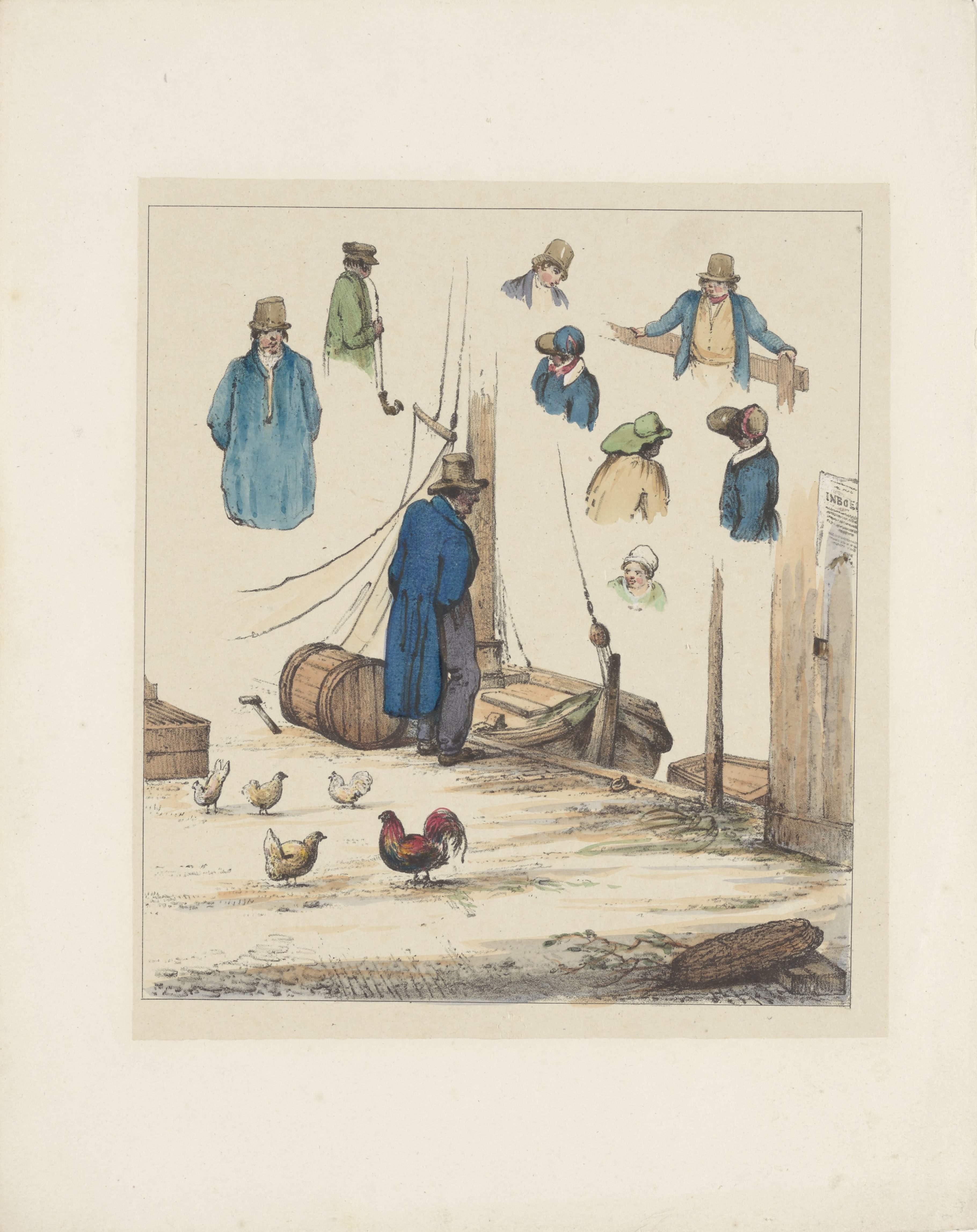 Figuurstudies (vierde blad), 1833