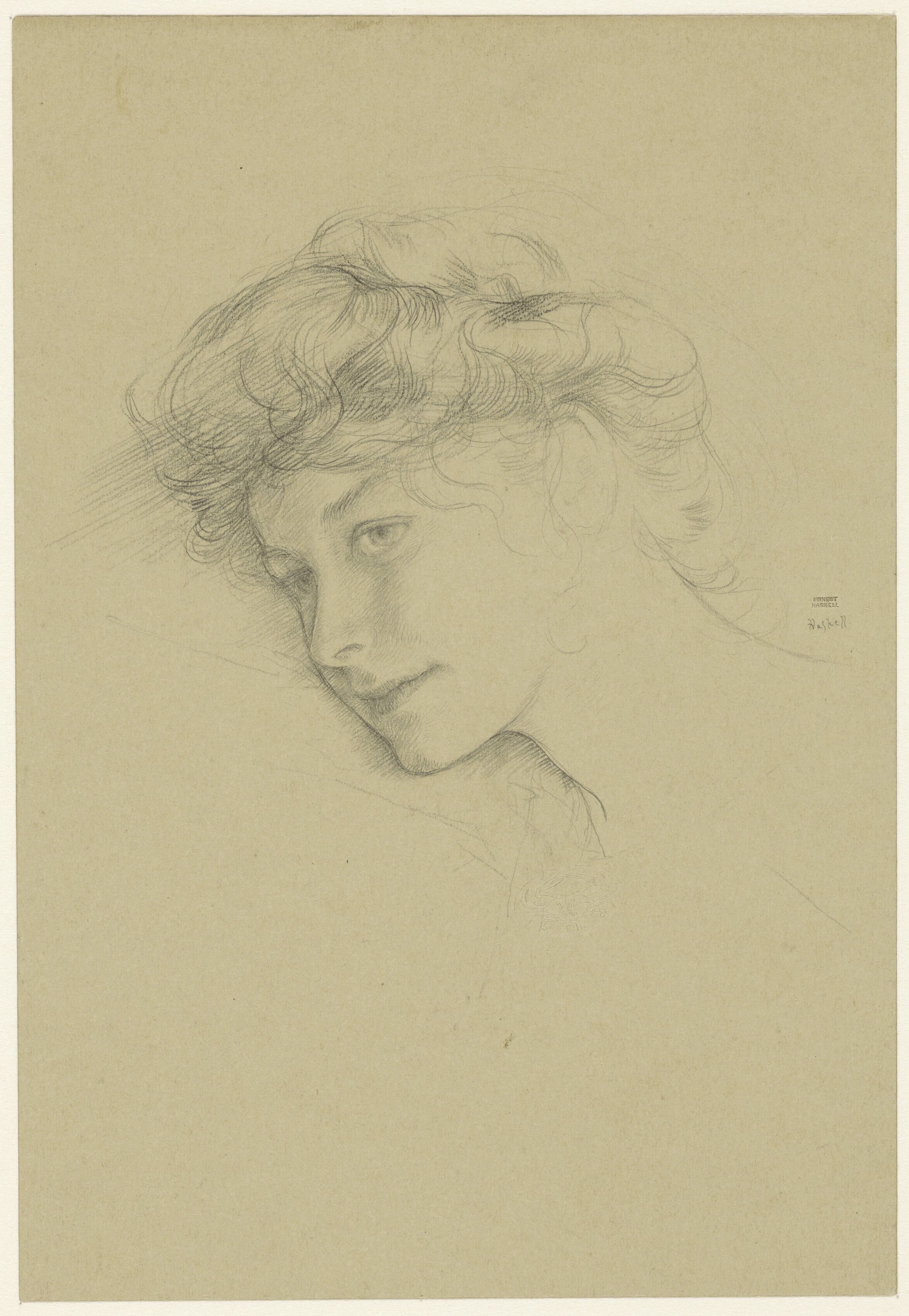 Portret van een jonge vrouw
