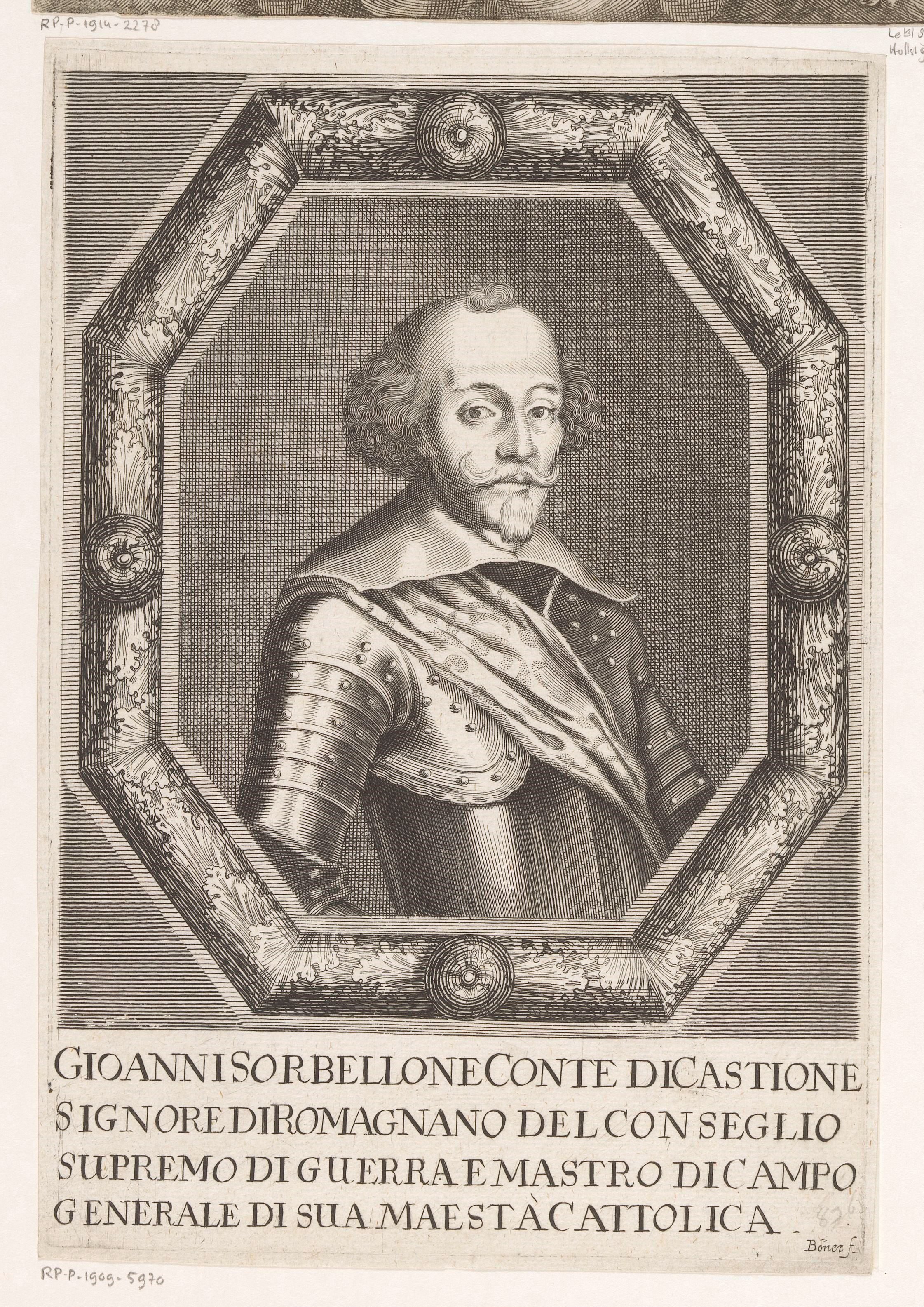 Portret van Giovanni Sorbellone, graaf van Castione