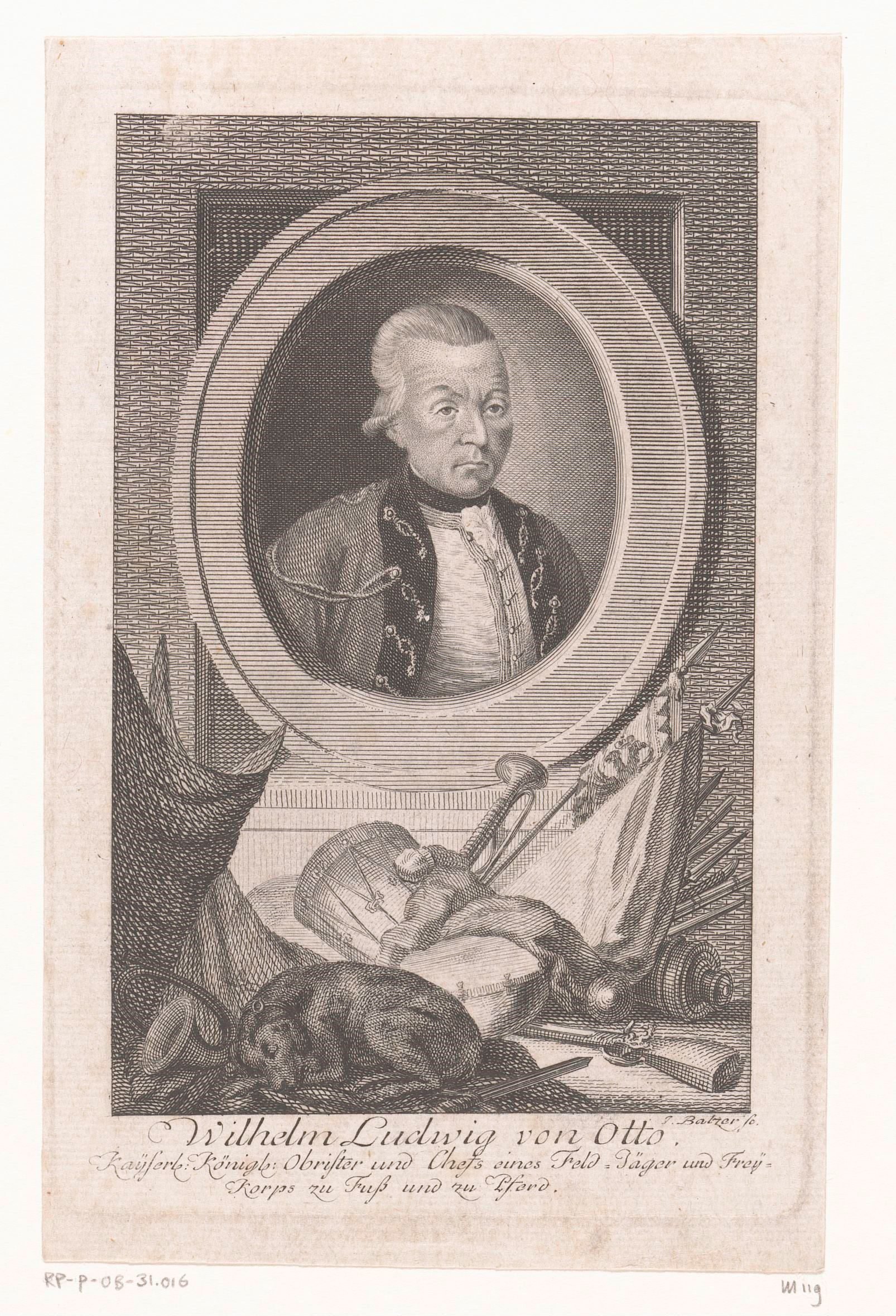 Portret van Wilhelm Ludwig von Otto