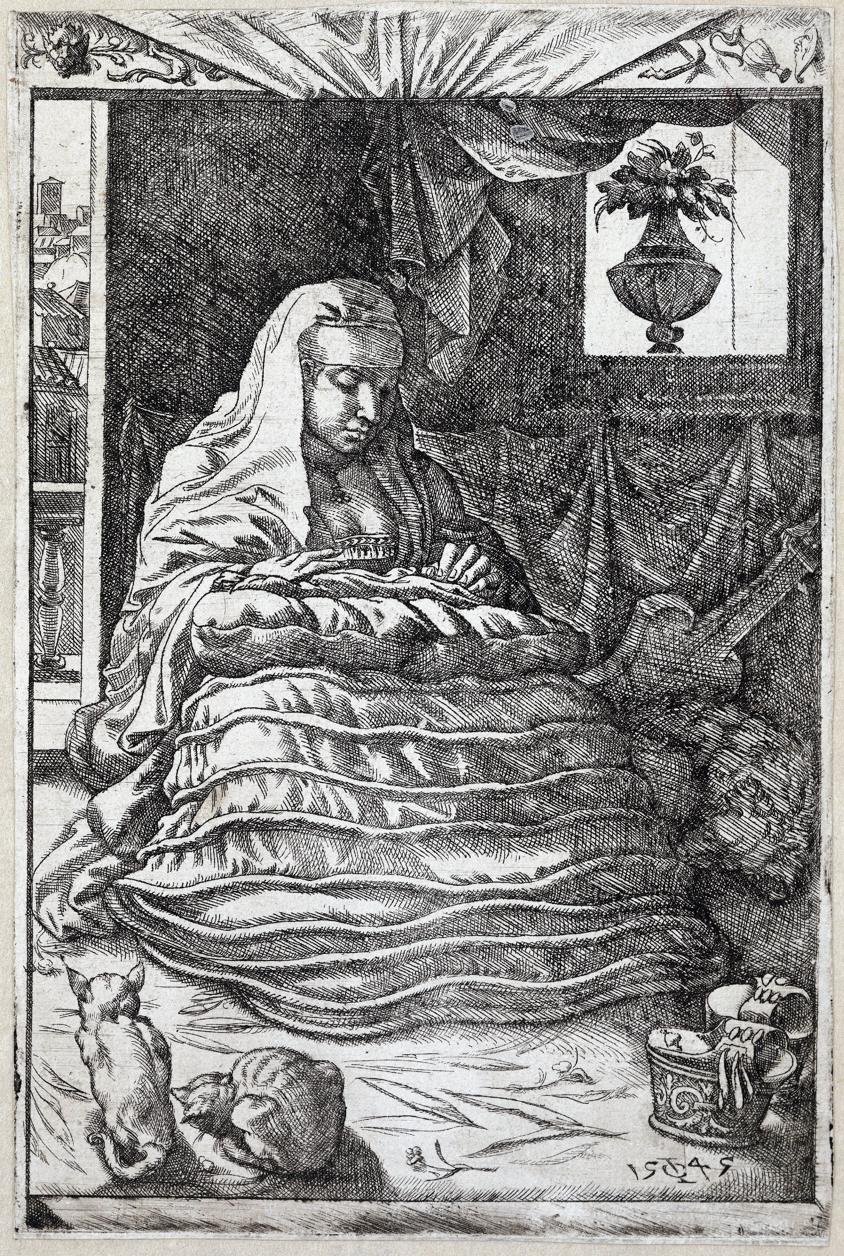 Seated Woman in Spanish Attire