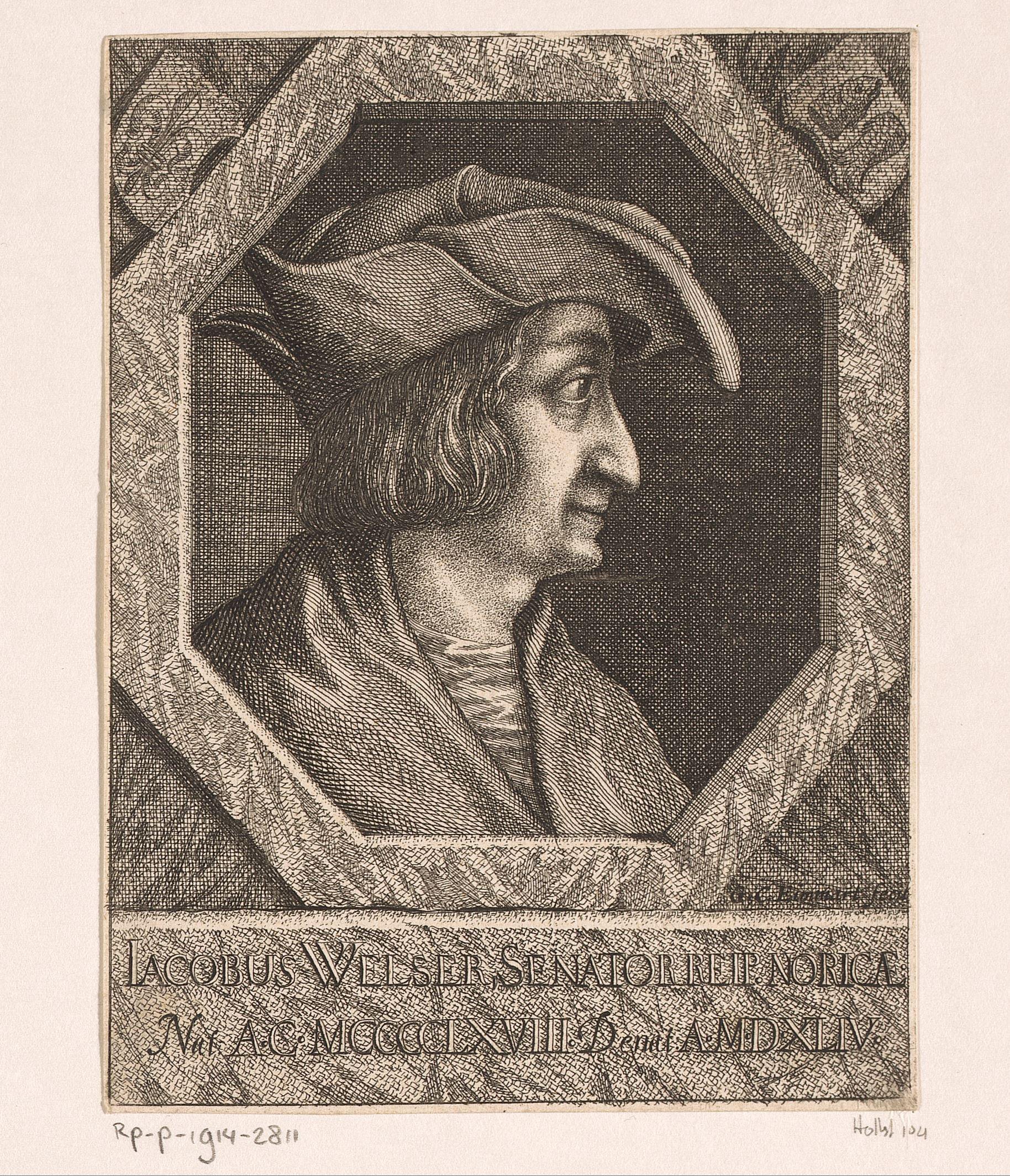 Portret van Jacob Welser