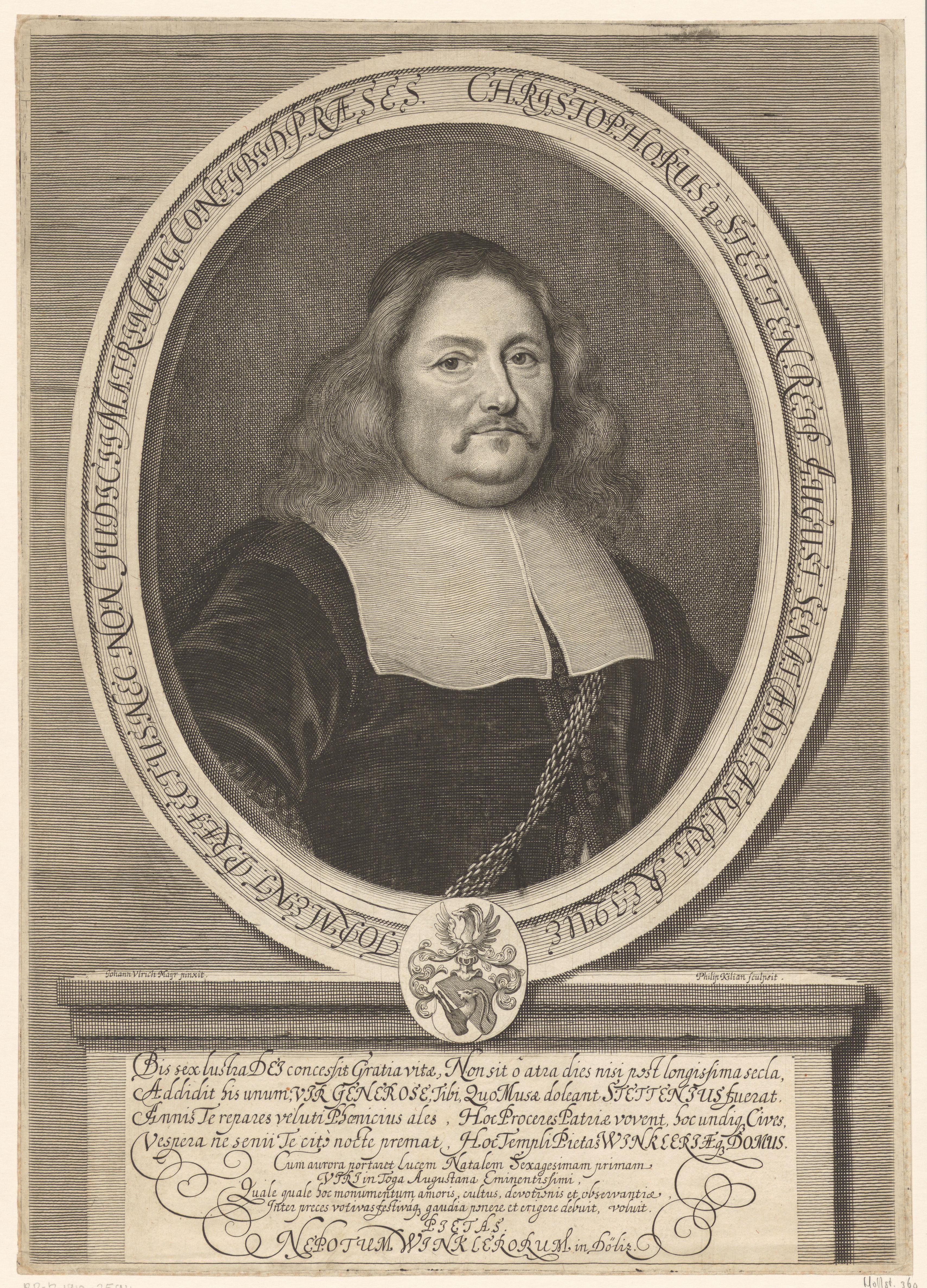 Portret van Christoph von Stetten
