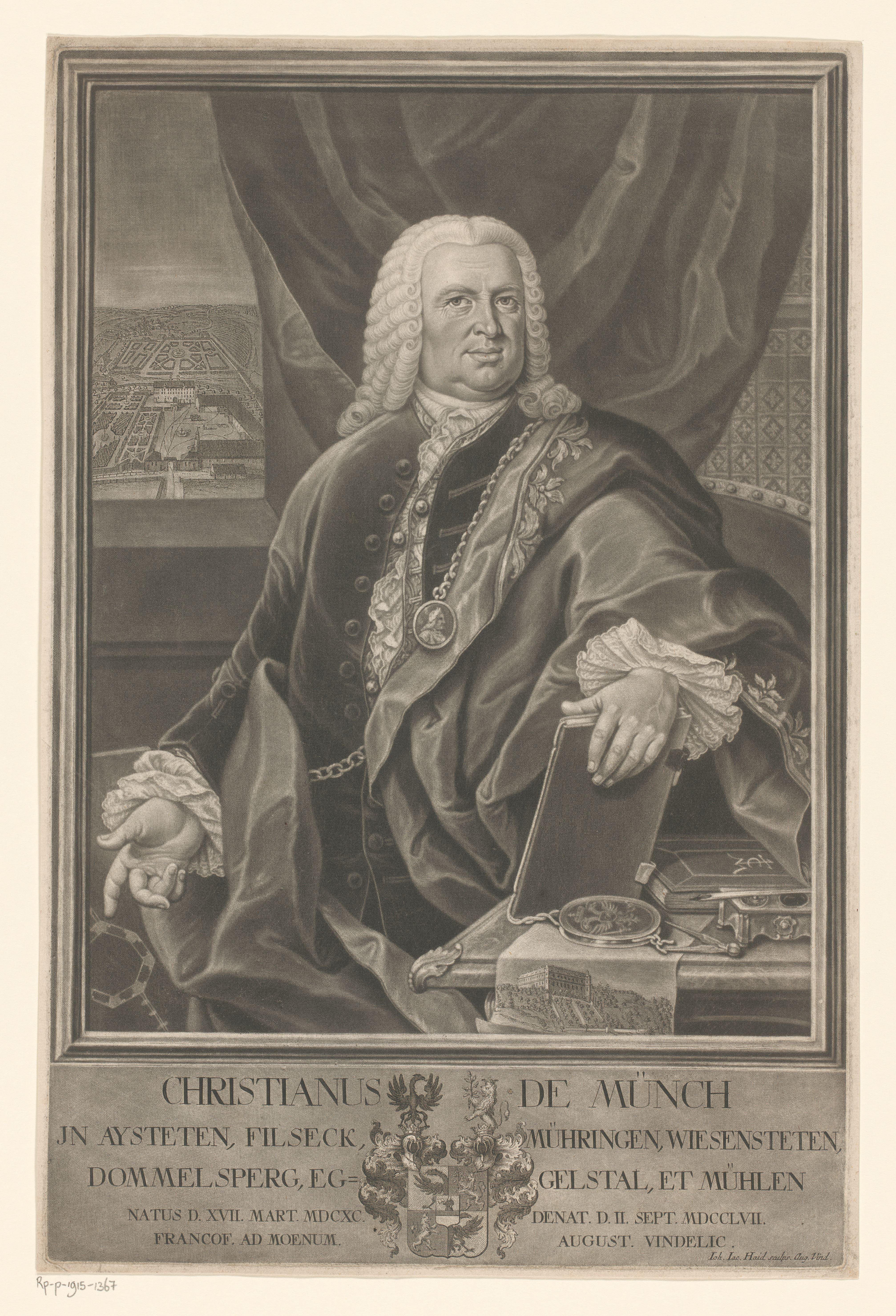 Portret van Christian von Münch