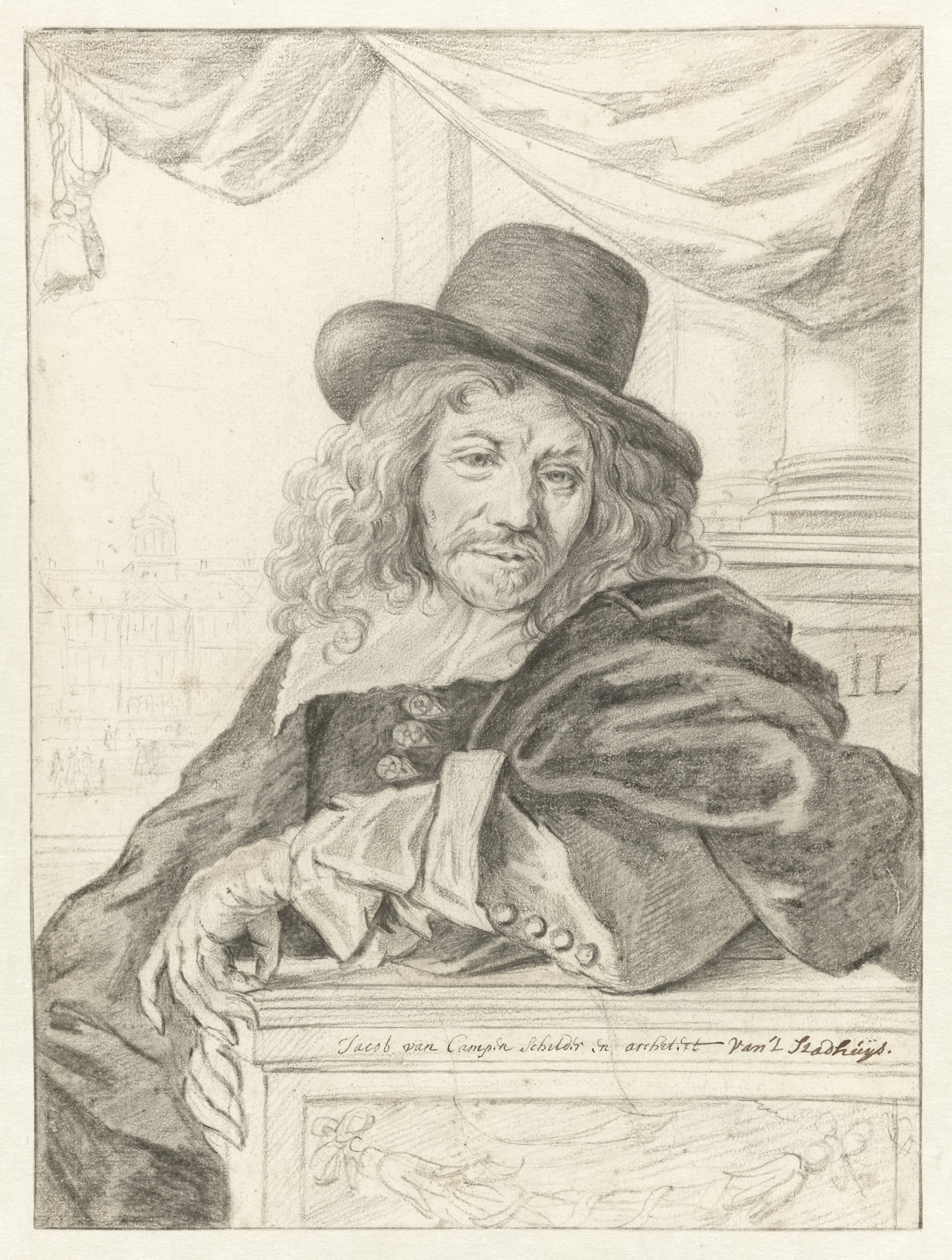 Portret van Jacob van Campen