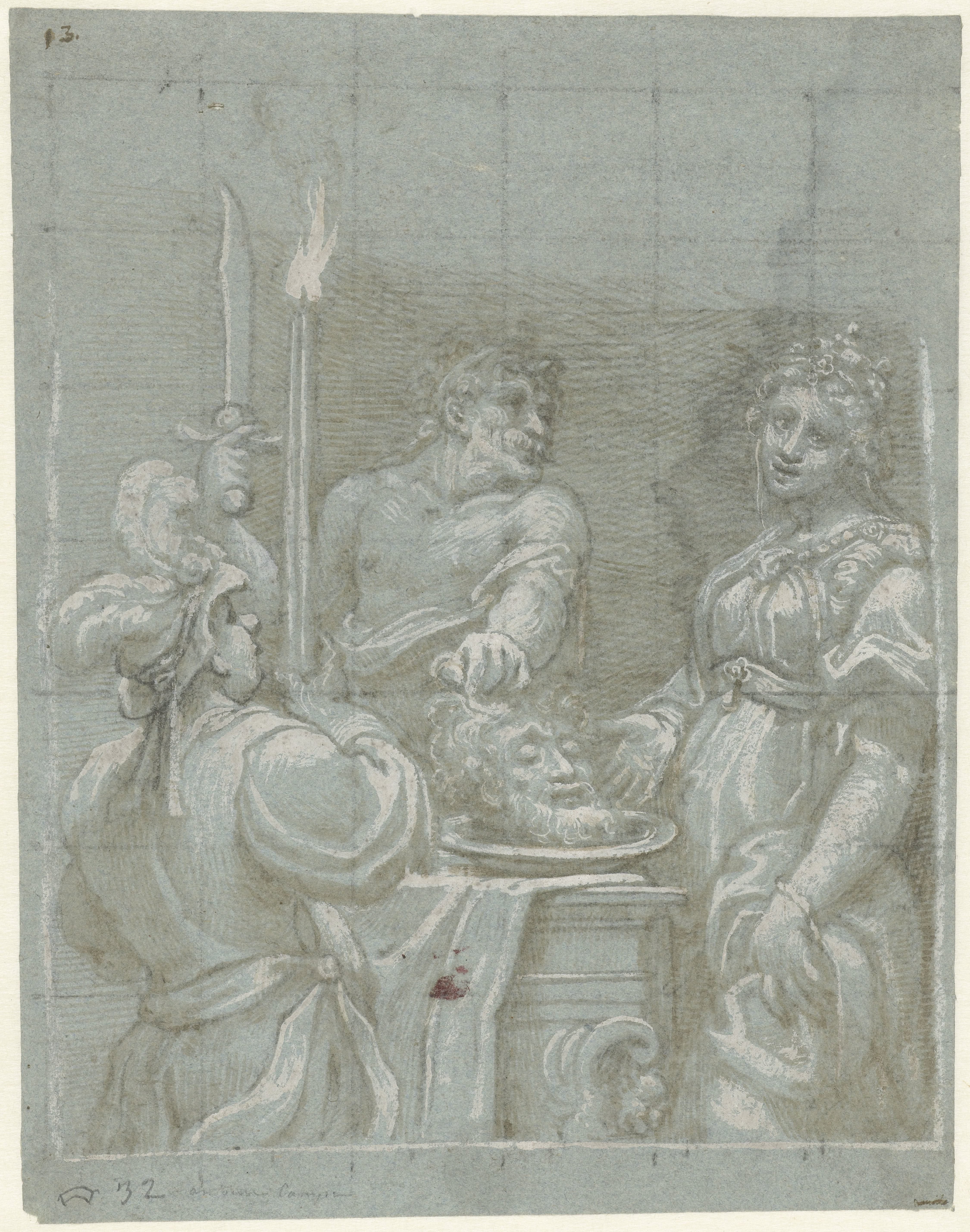 Salome ontvangt het hoofd van Johannes de Doper