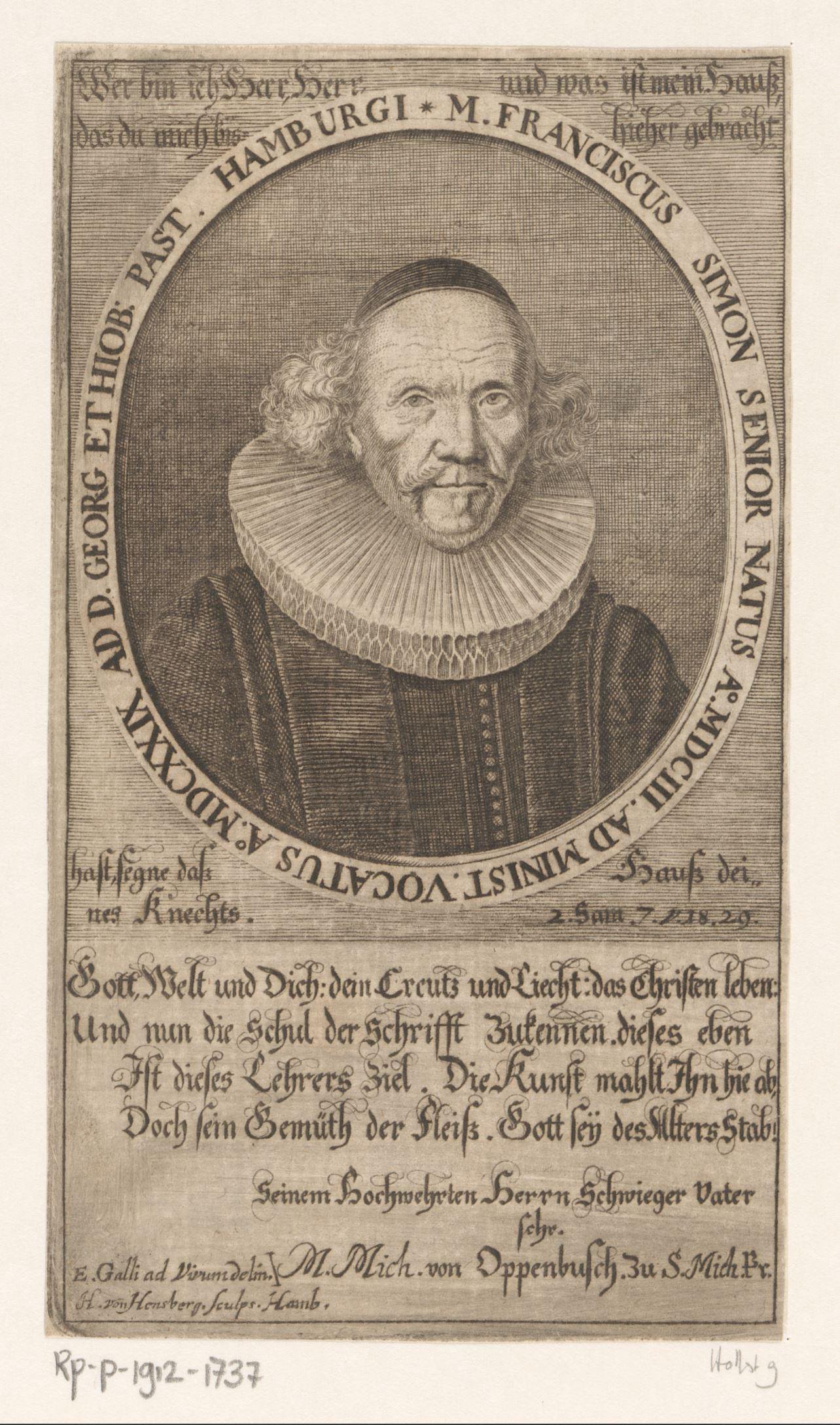 Portret van Franz Simon
