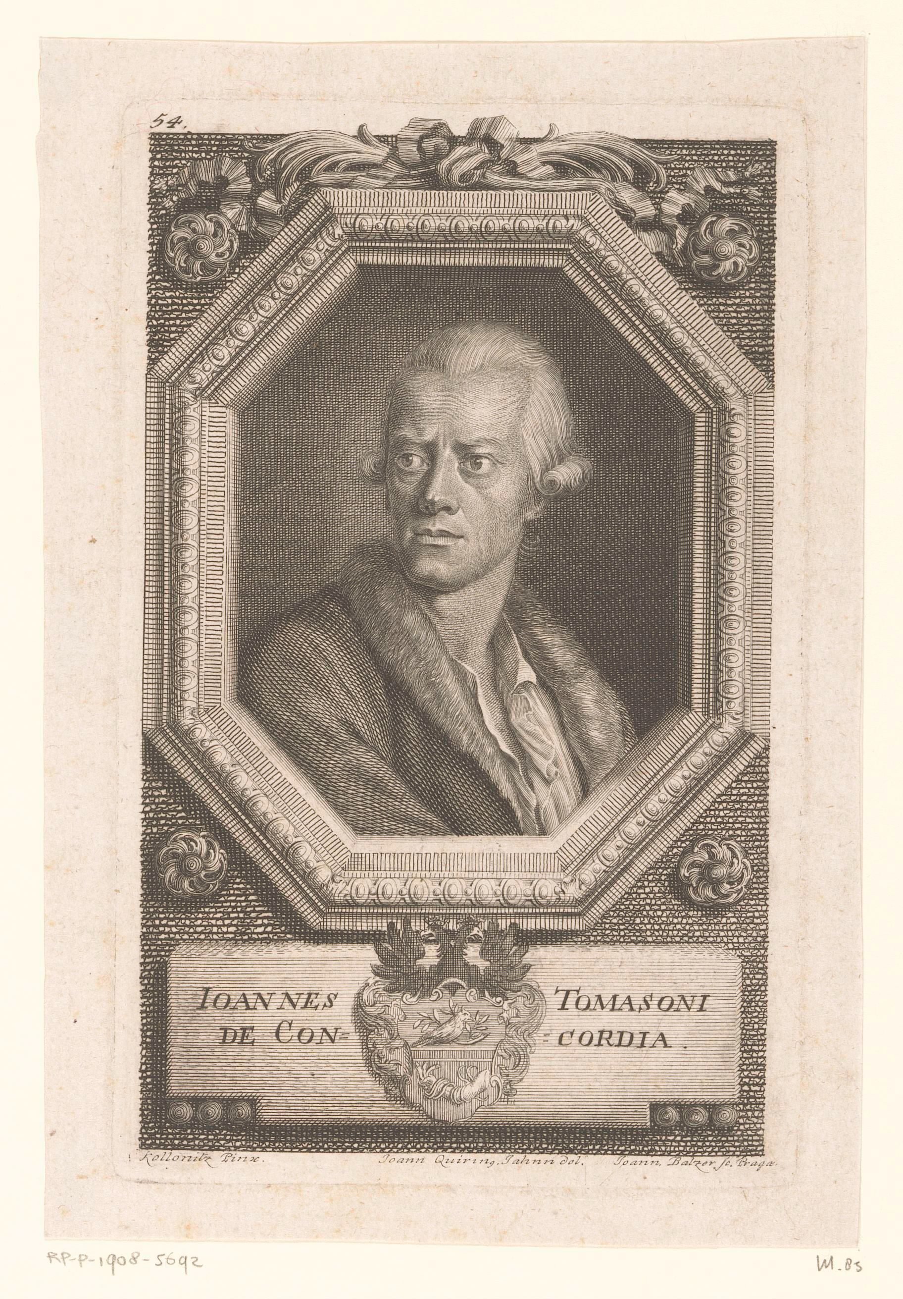Portret van Johannes Tomasoni de Concordia