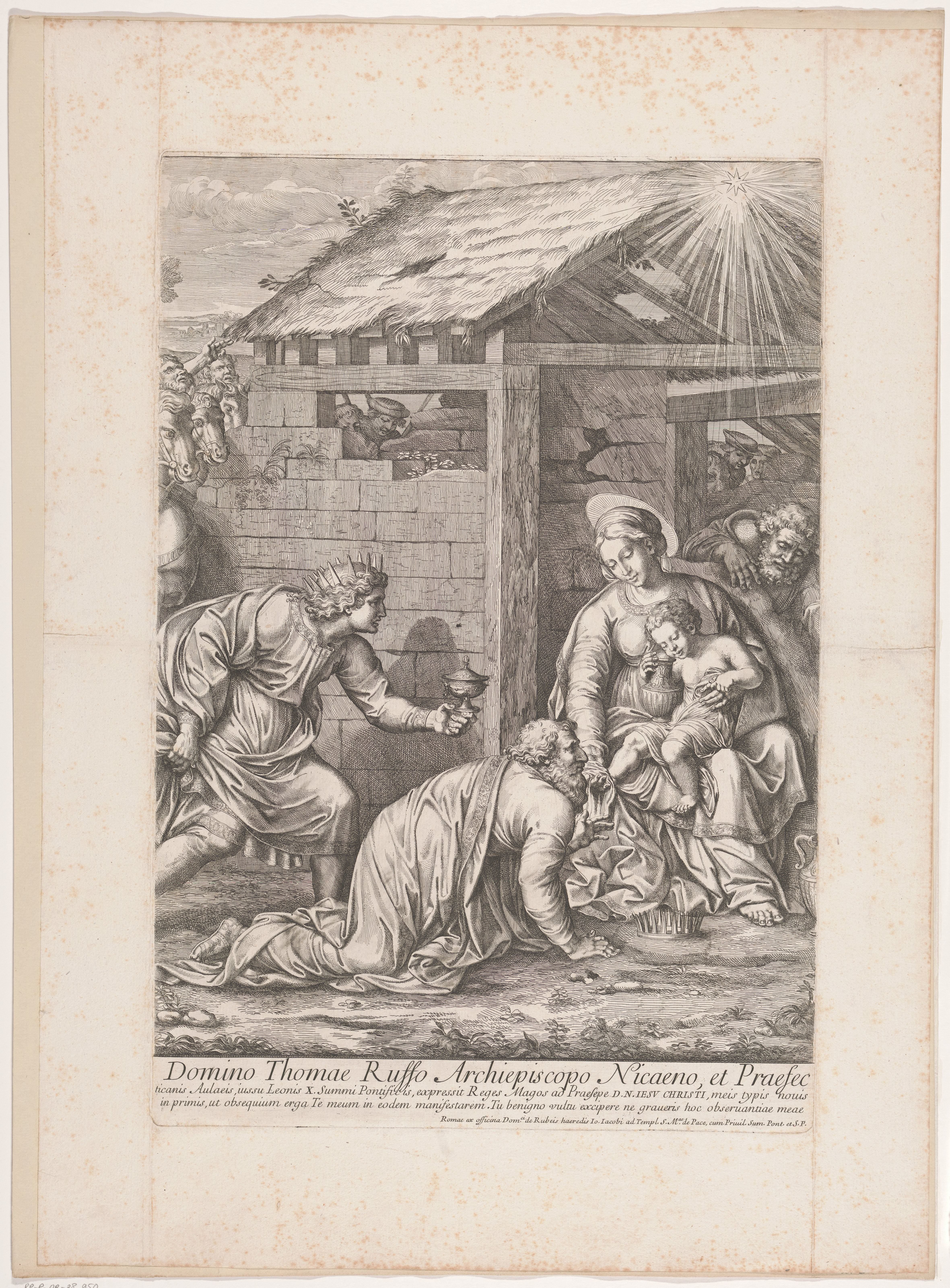 Aanbidding door de koningen (midden deel)