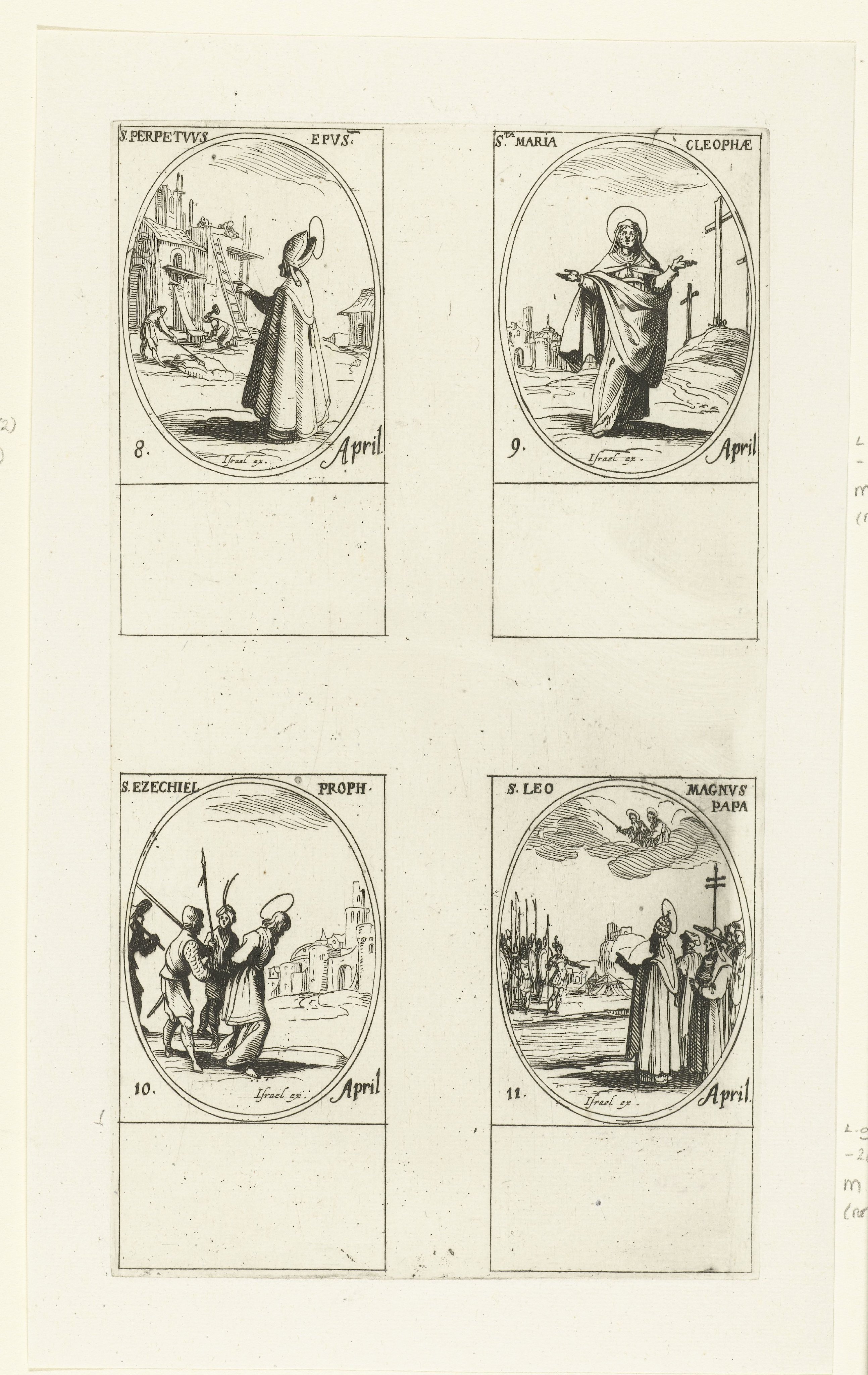 Heilige Perpetuus van Tours, Heilige Maria van Klopas, Heilige Ezechiël, Heilige Leo I de Grote (8-11 april)