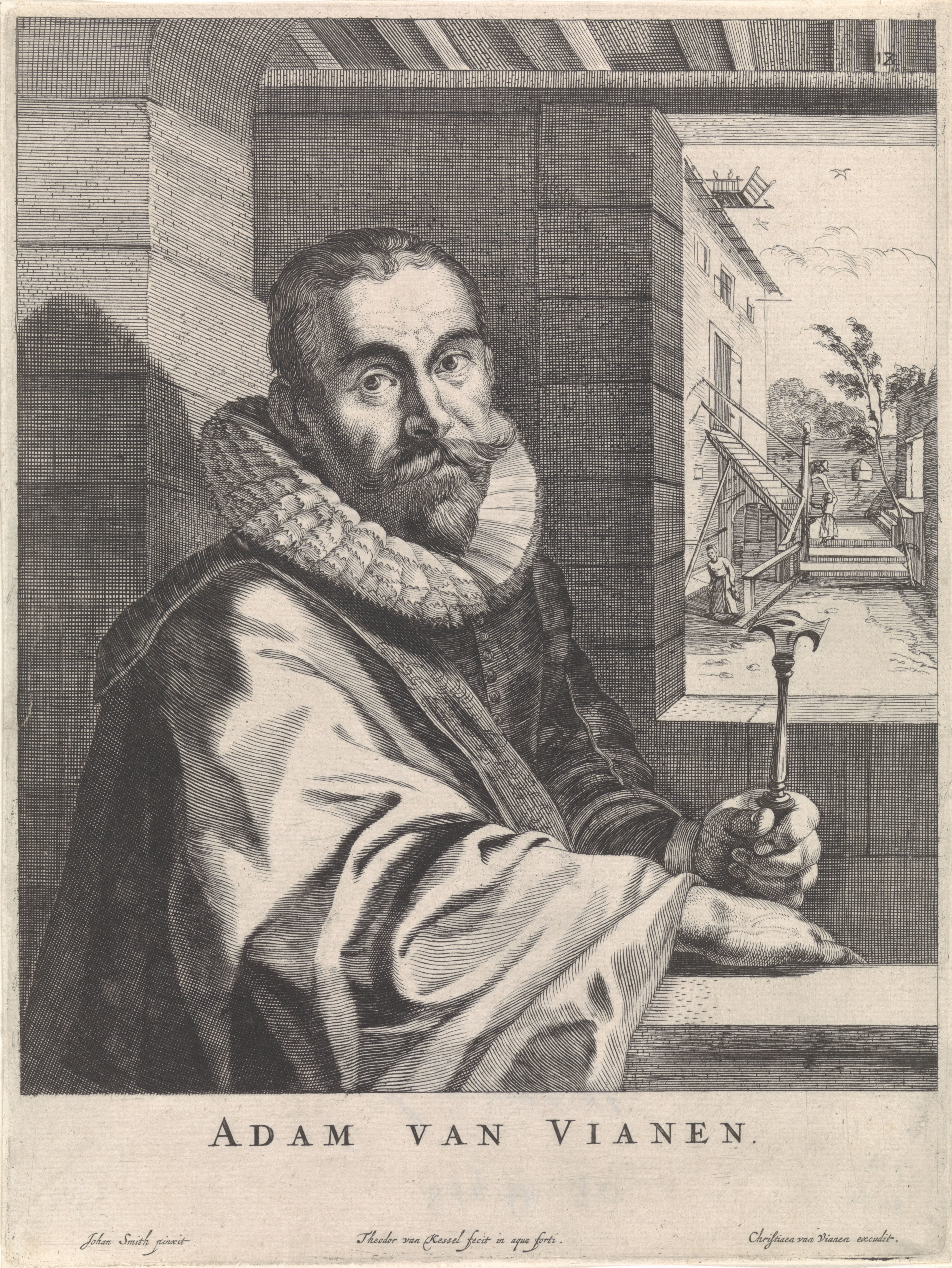 Portret van Adam van Vianen