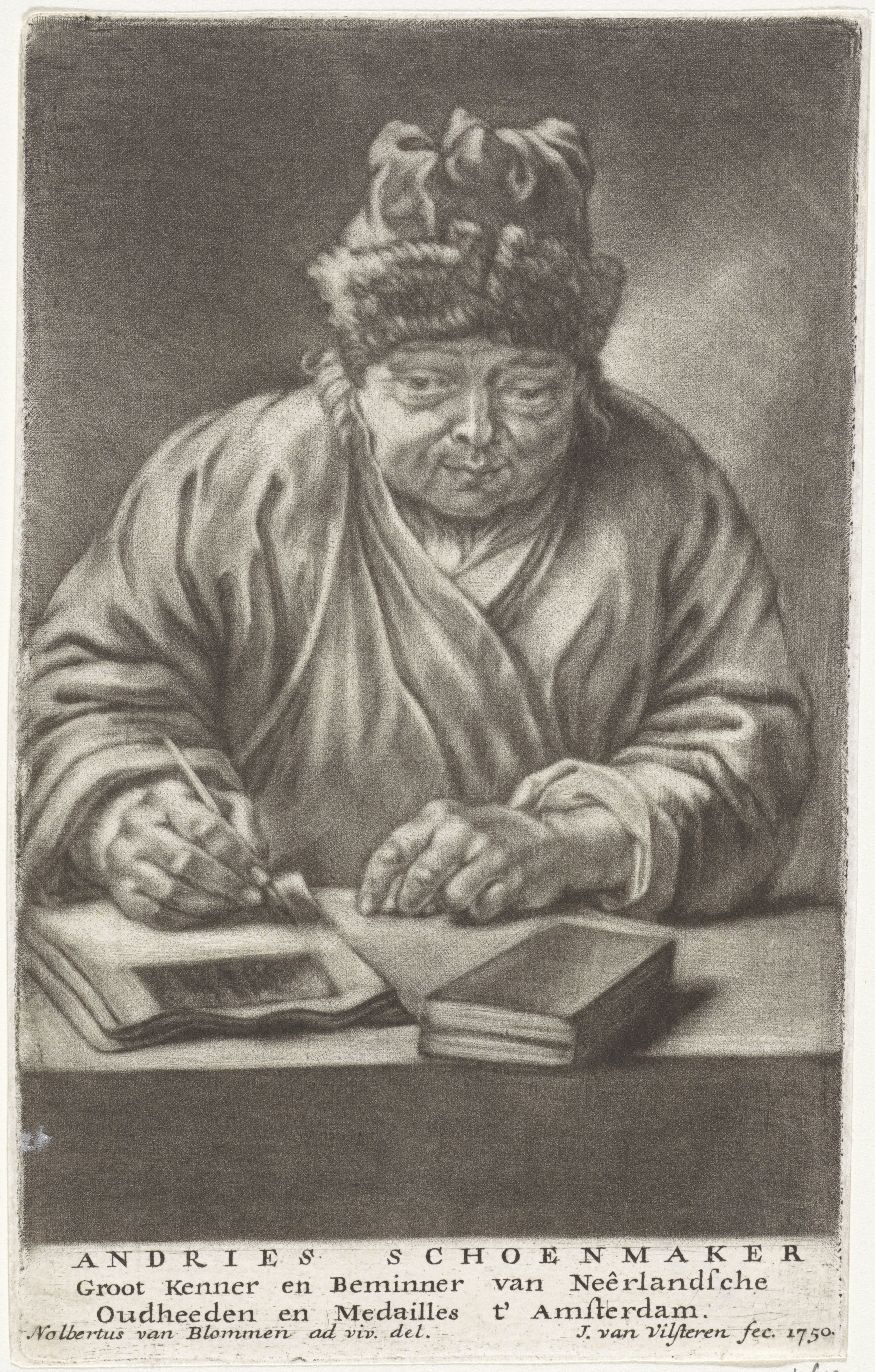 Portret van Andries Schoemaker