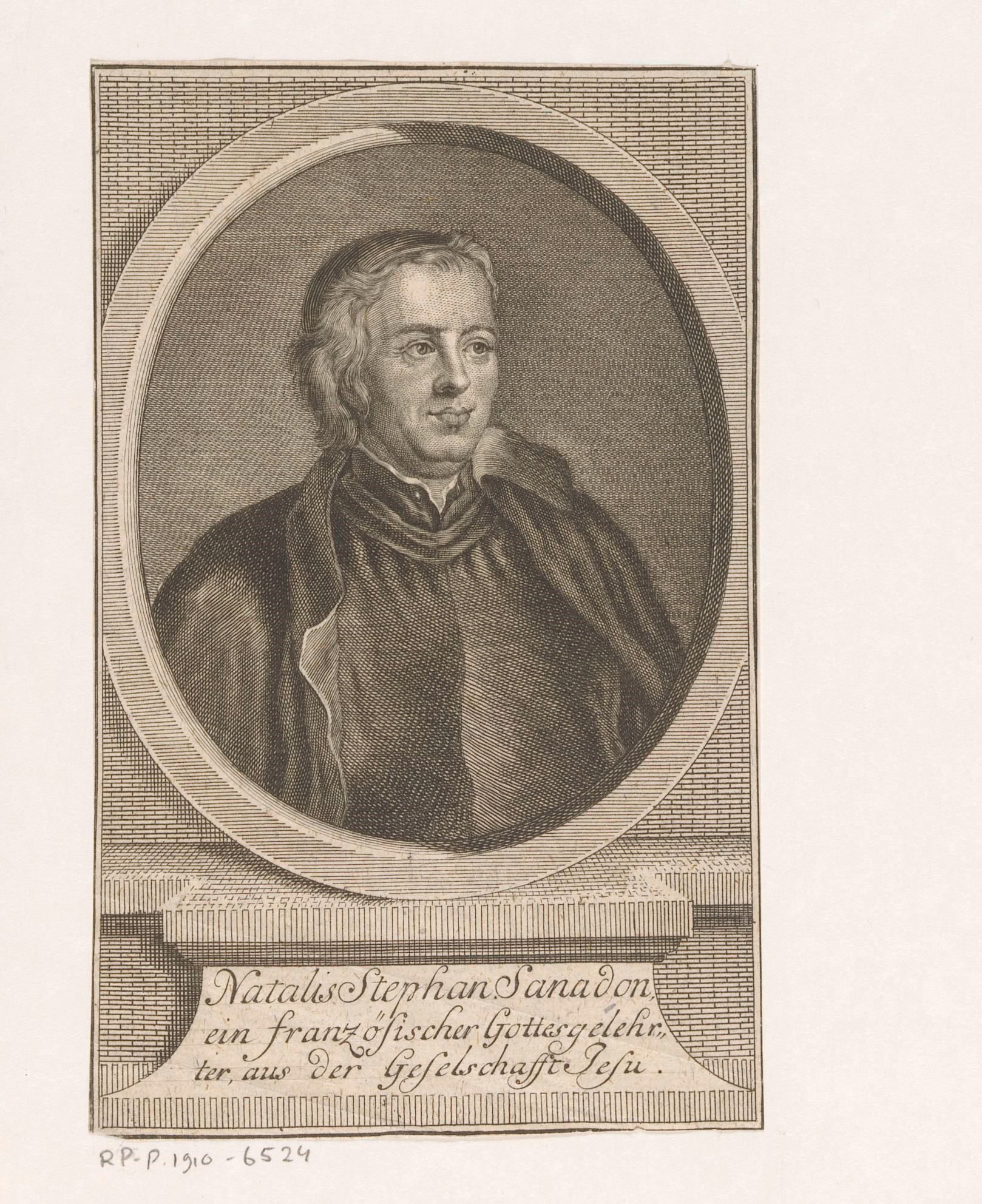 Portret van Noël-Étienne Sanadon