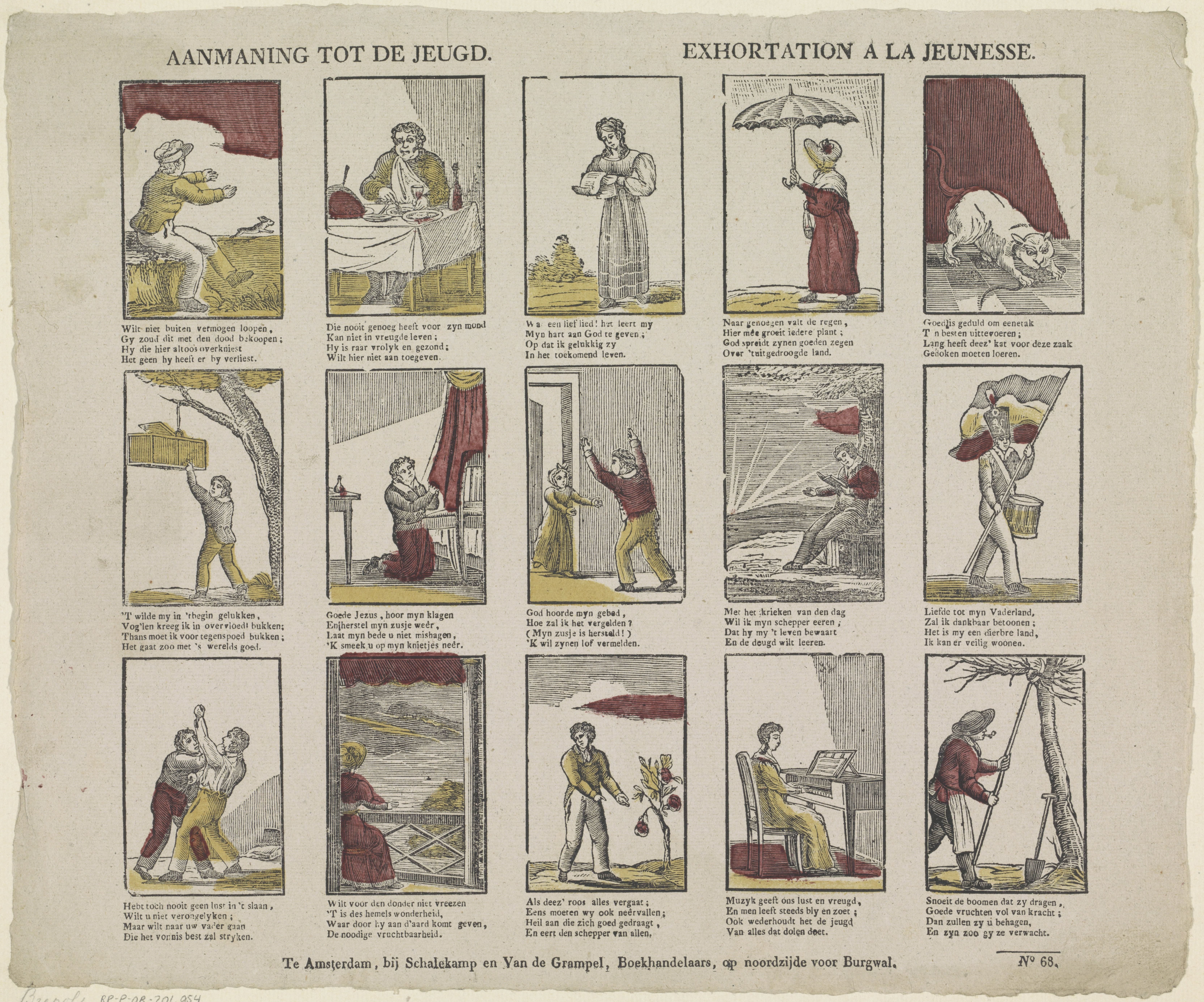 Aanmaning tot de jeugd / Exhoration a la jeunesse