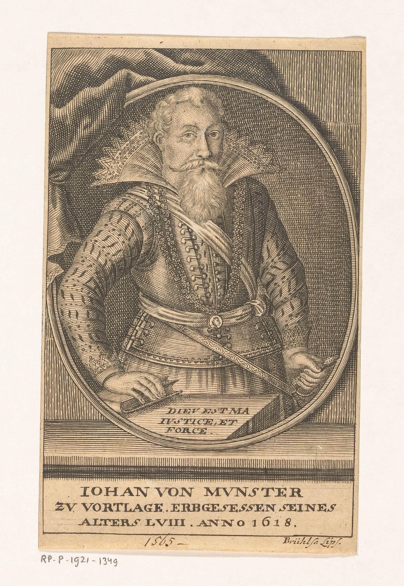 Portret van Johan von Münster