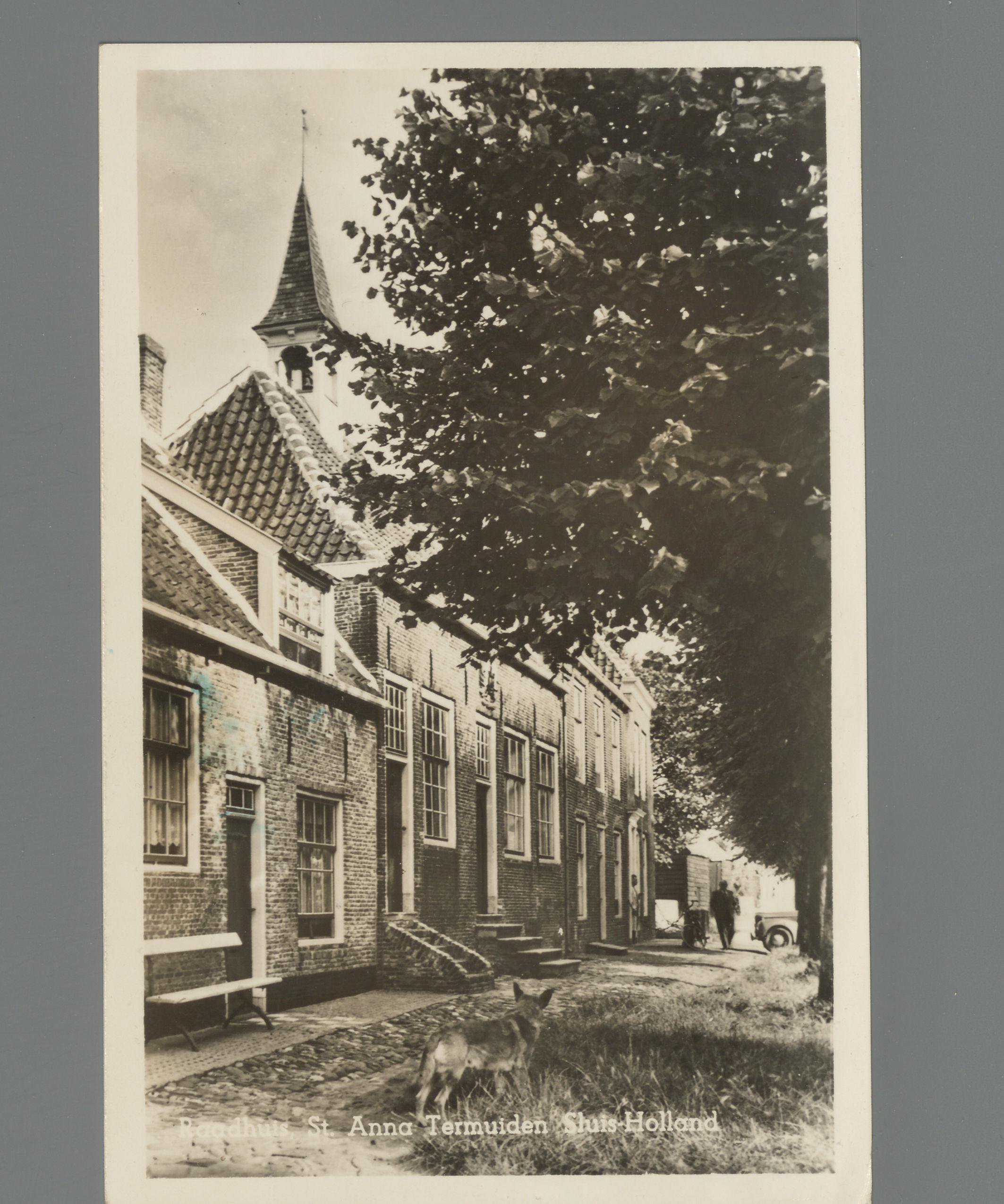 Raadhuis, St. Anna Termuiden. Sluis-Holland