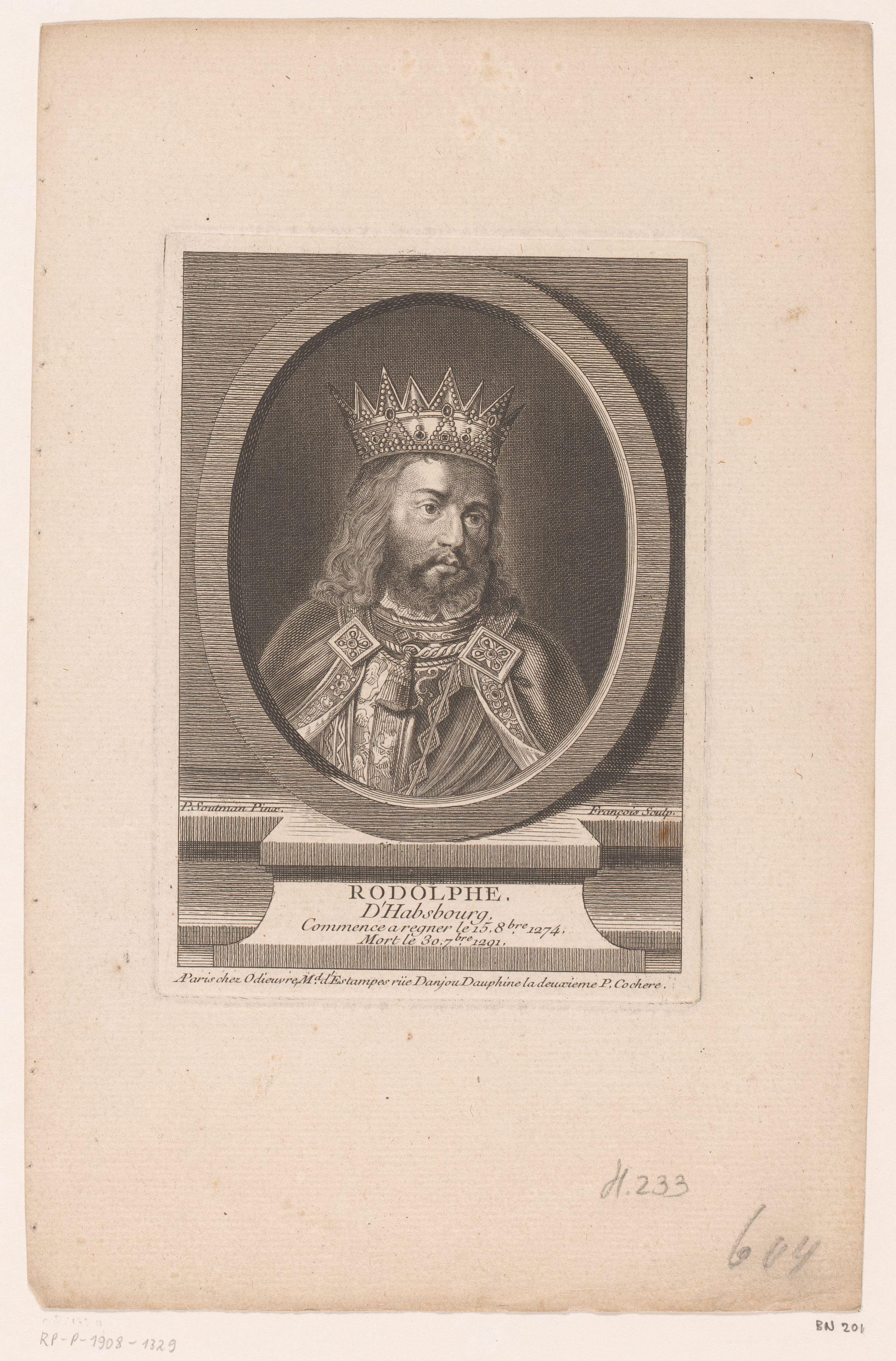 Portret van Rudolf I van Habsburg