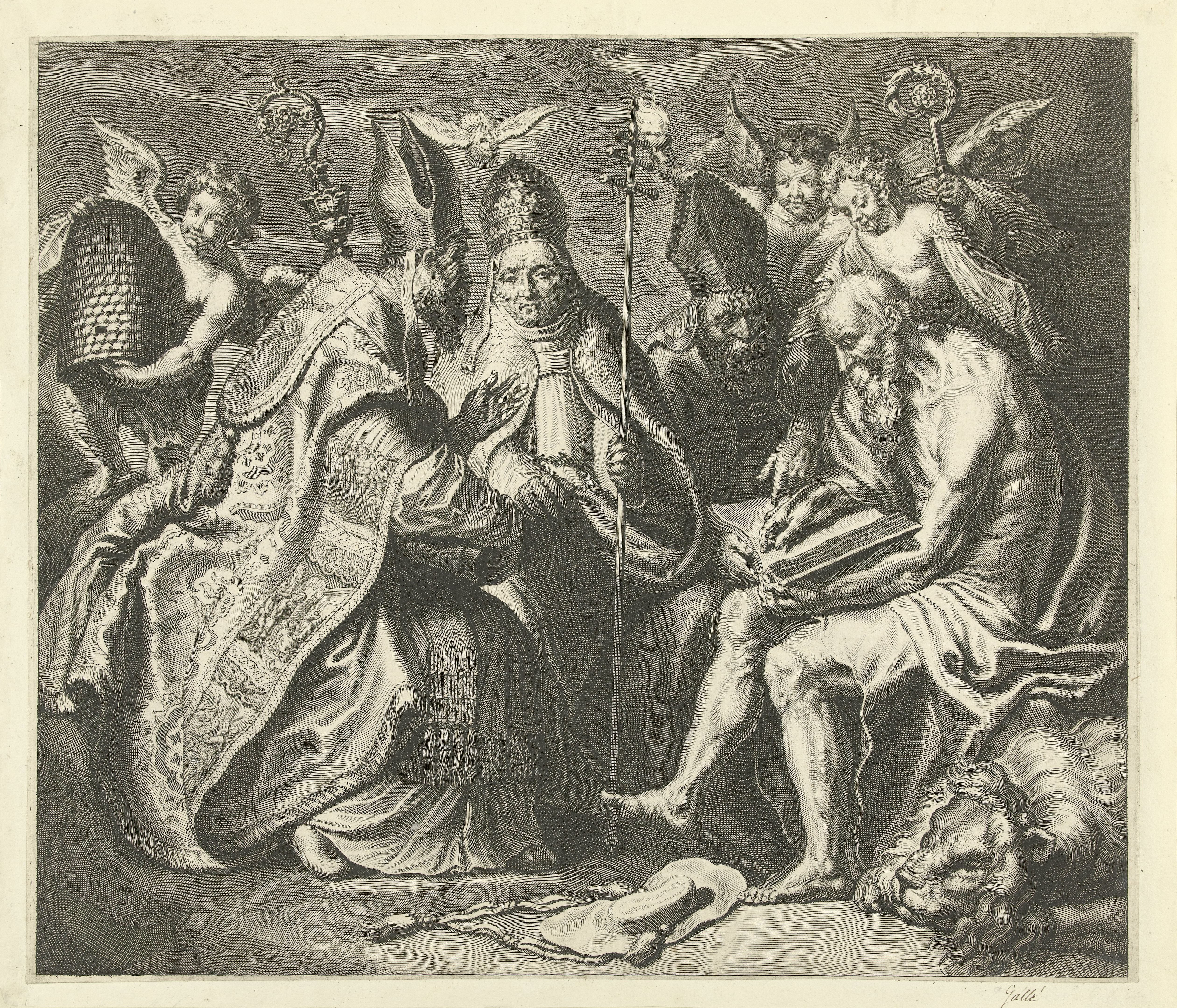 De vier kerkvaders