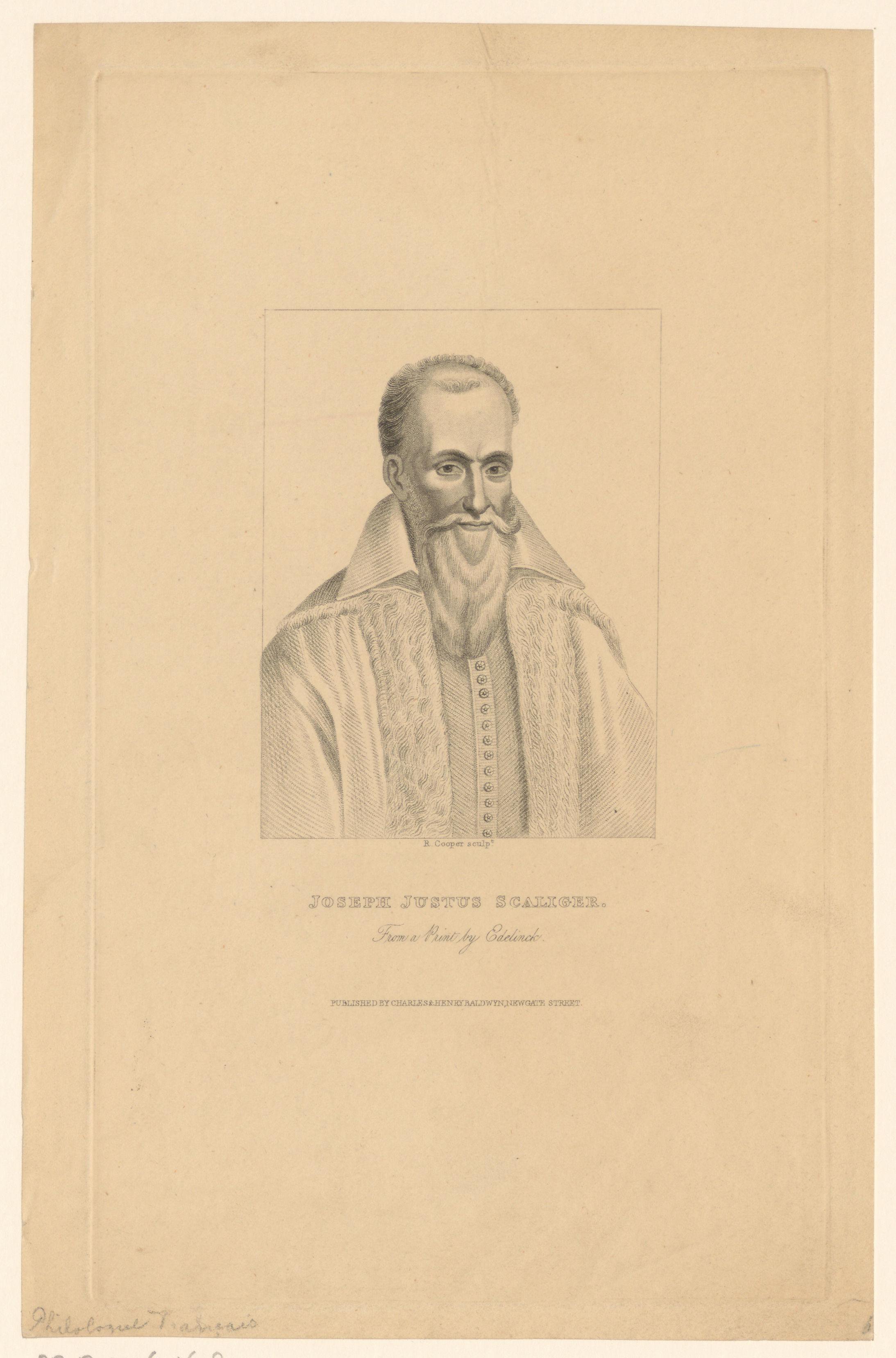 Portret van Josephus Scaliger
