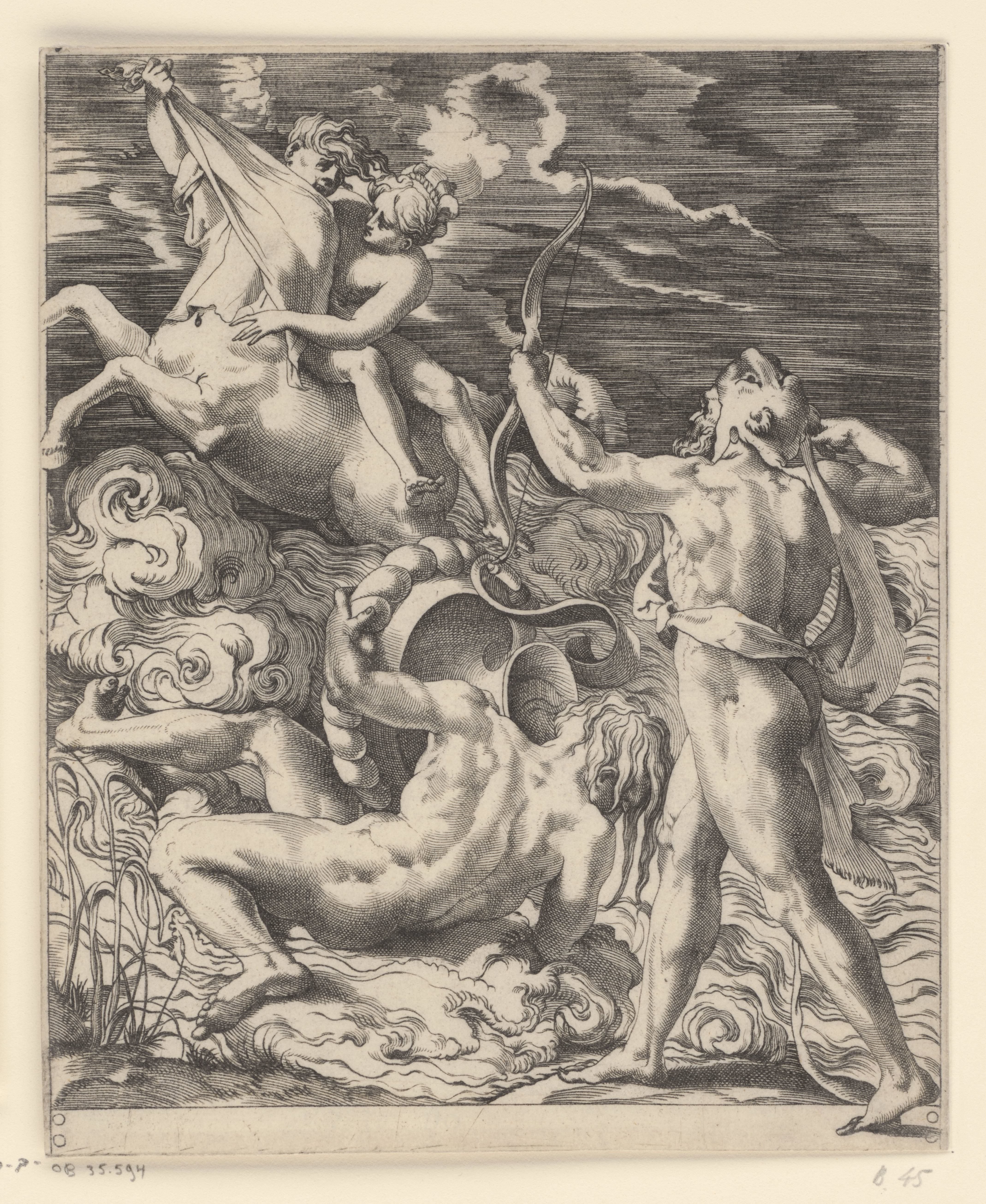 Hercules doodt de centaur Nessus