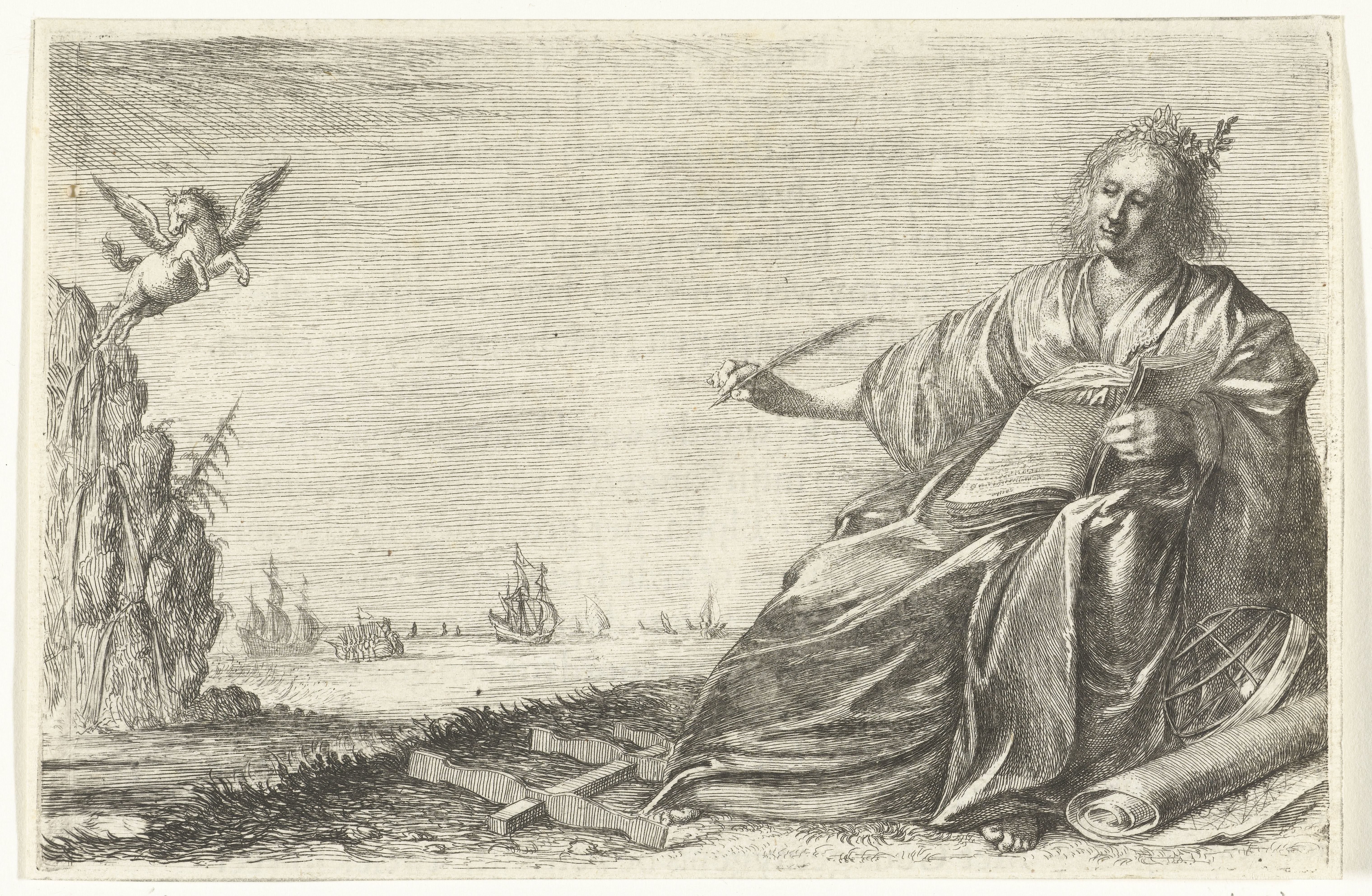 Calliope, de muze van de dichter