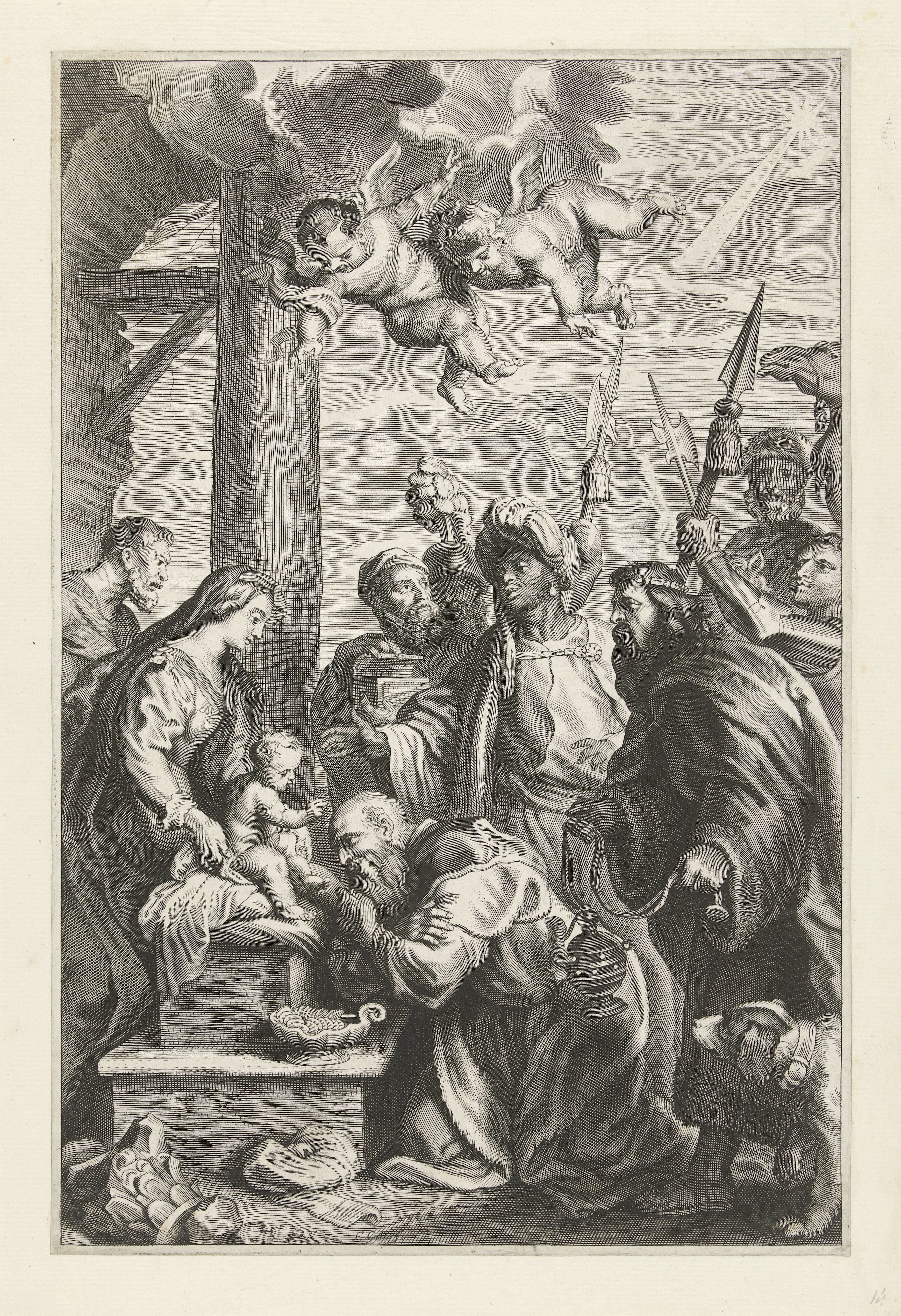 Aanbidding door de koningen
