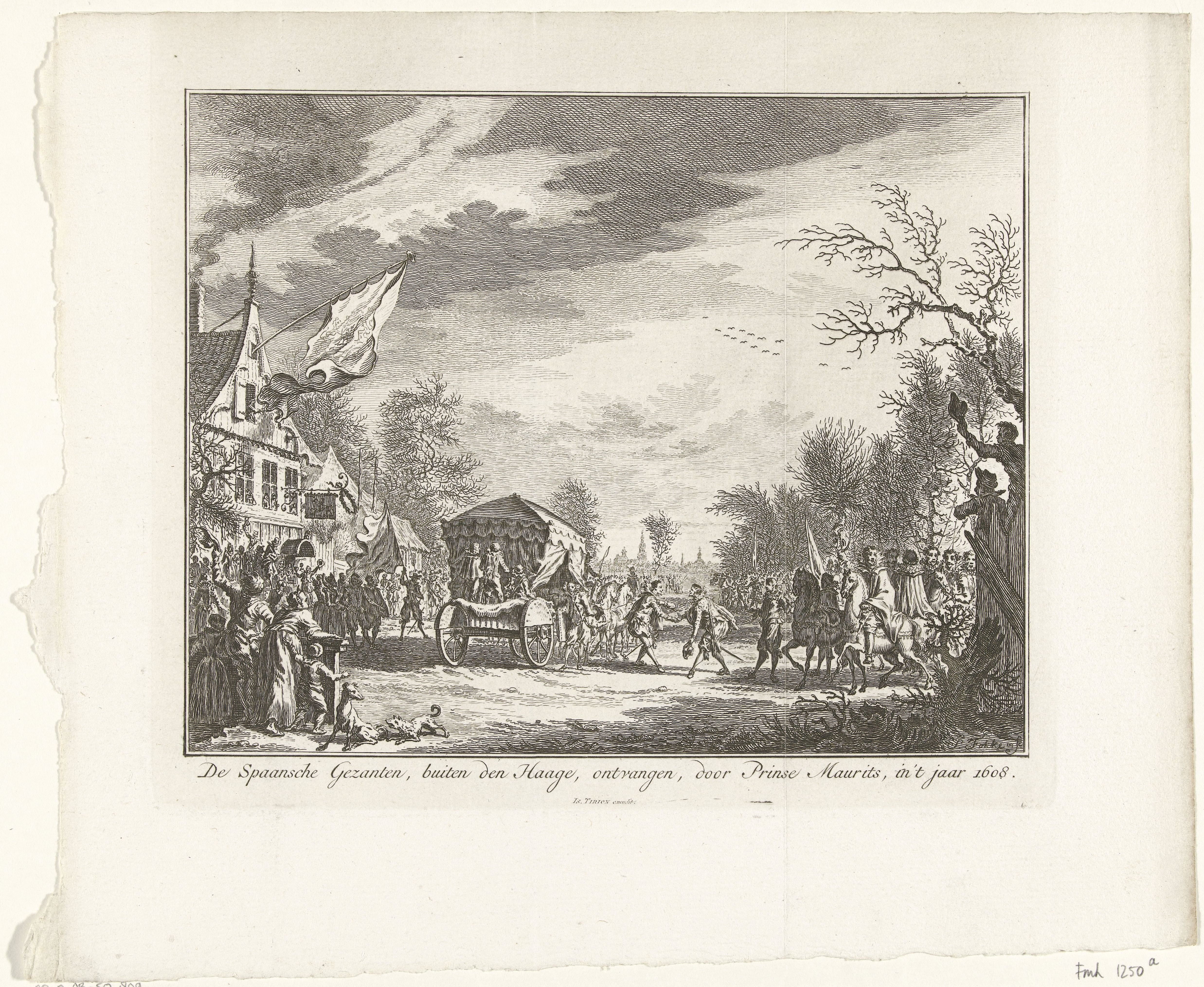 Aankomst van de Spaanse gezanten te Rijswijk, 1608