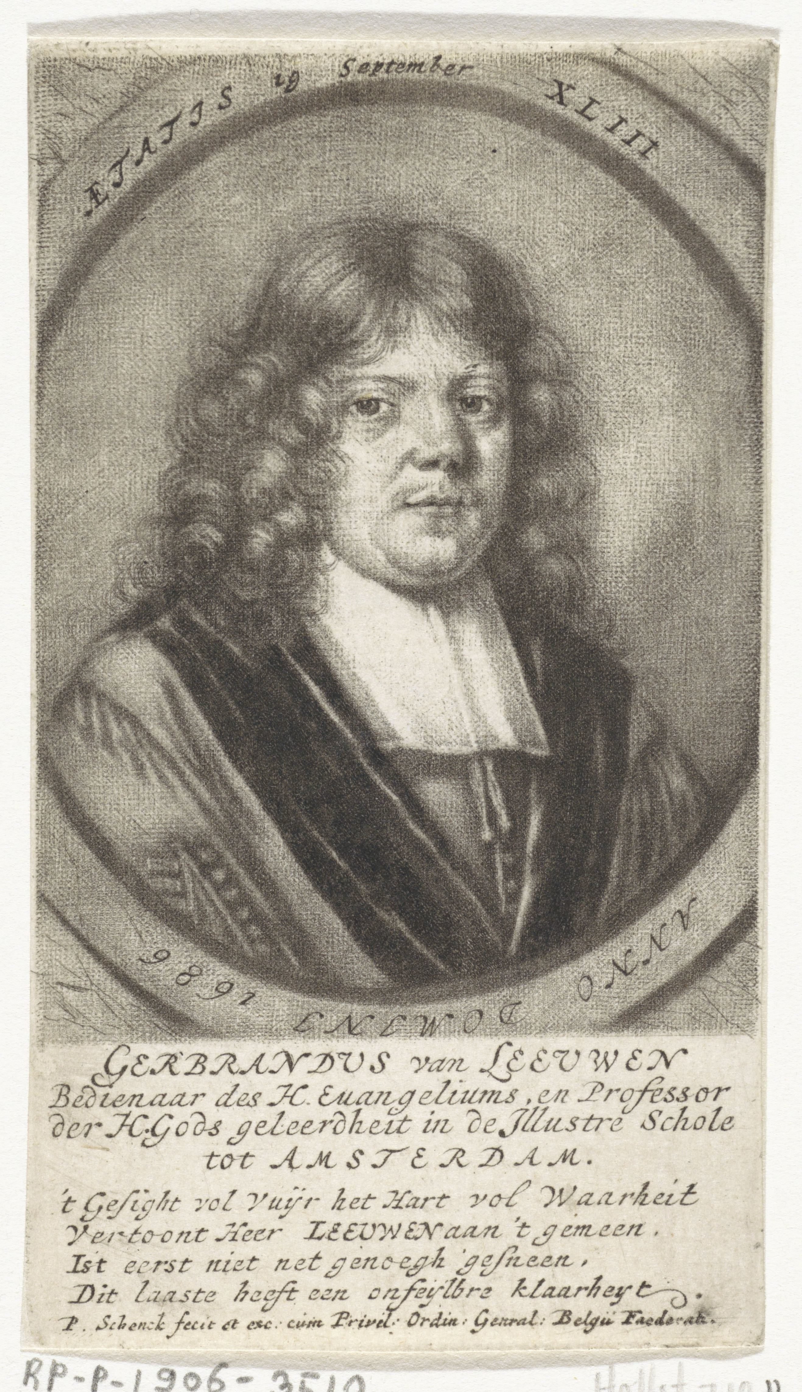 Portret van Gerbrand van Leeuwen