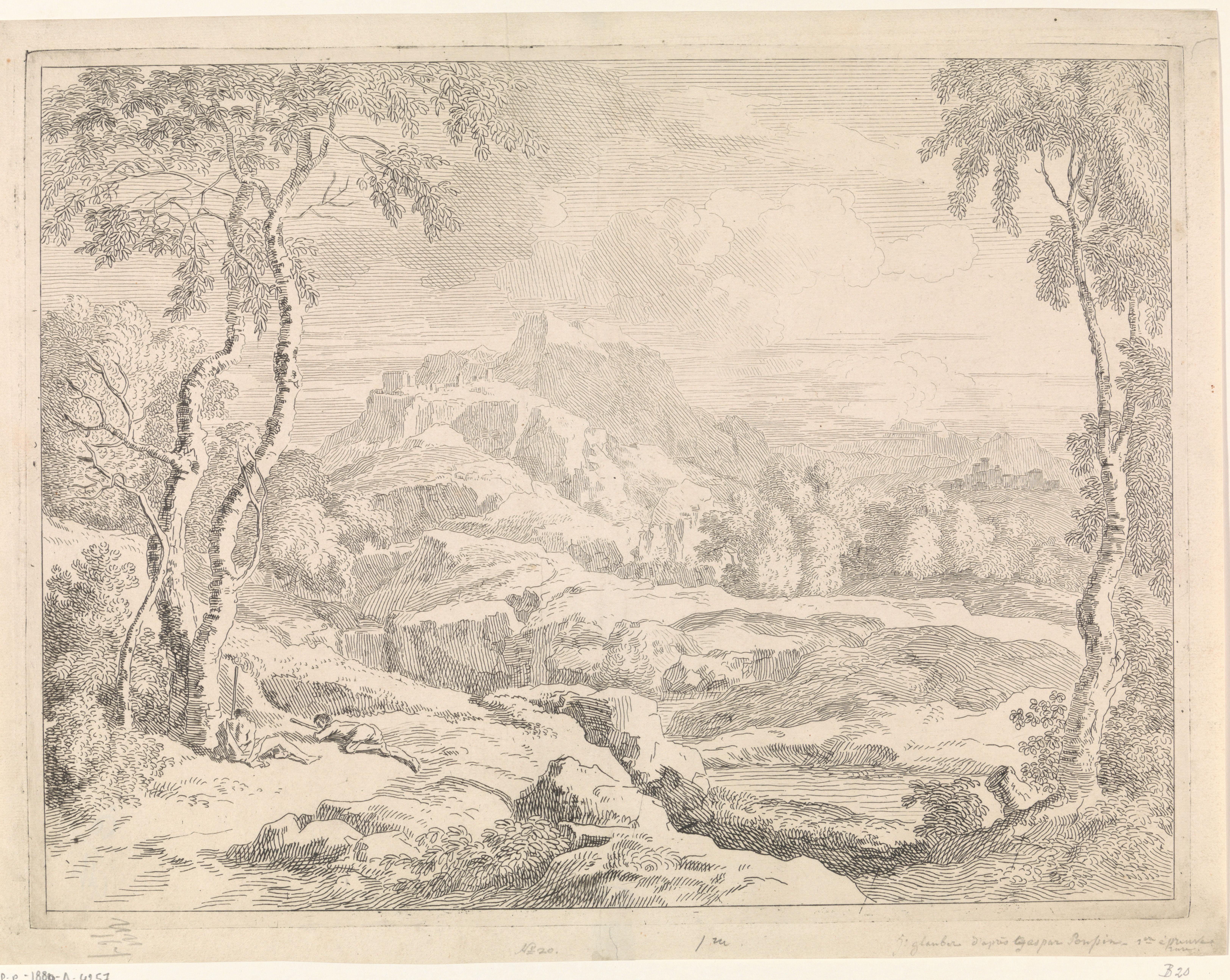 Landschap met herders