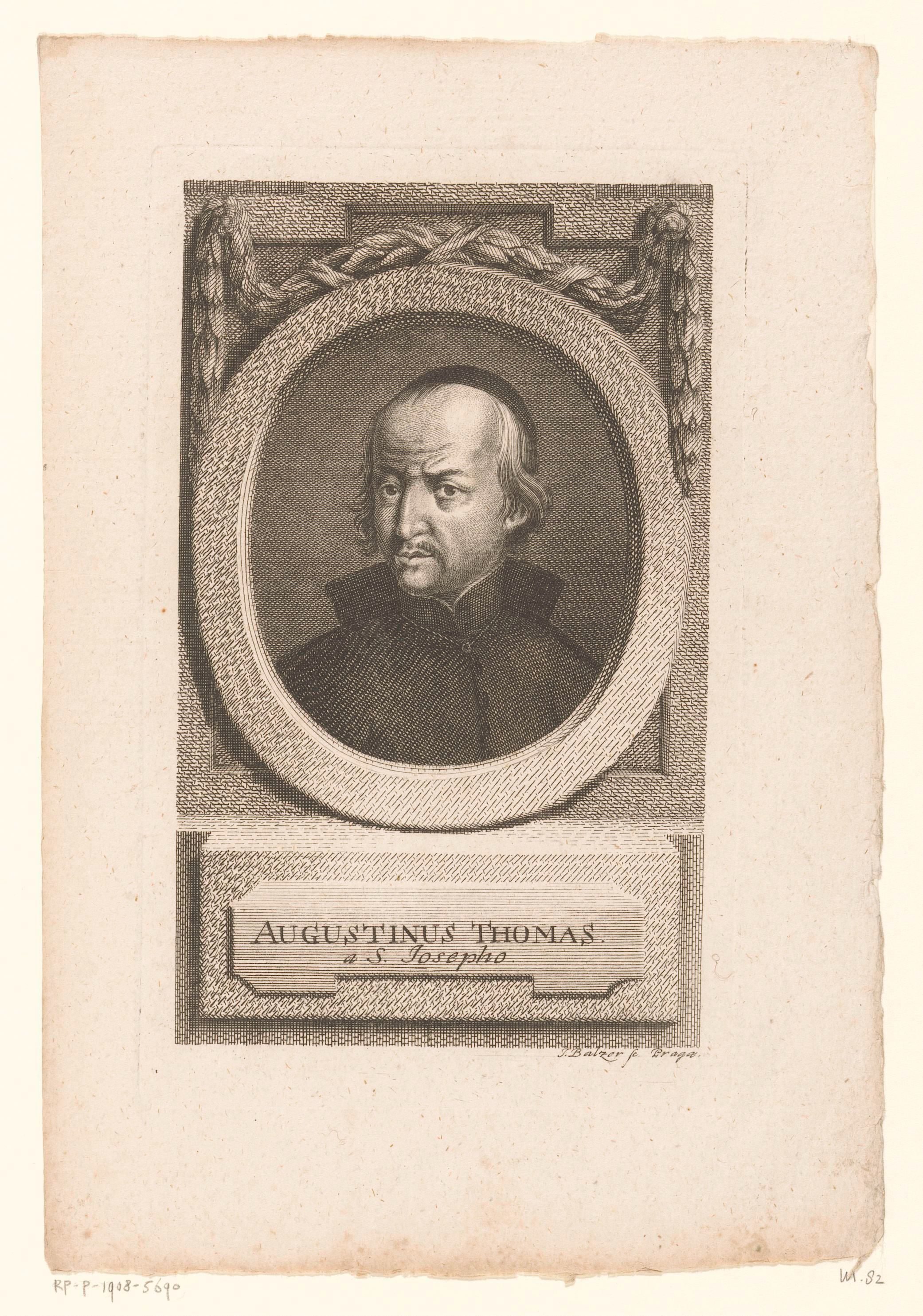 Portret van August Thomas Josepho