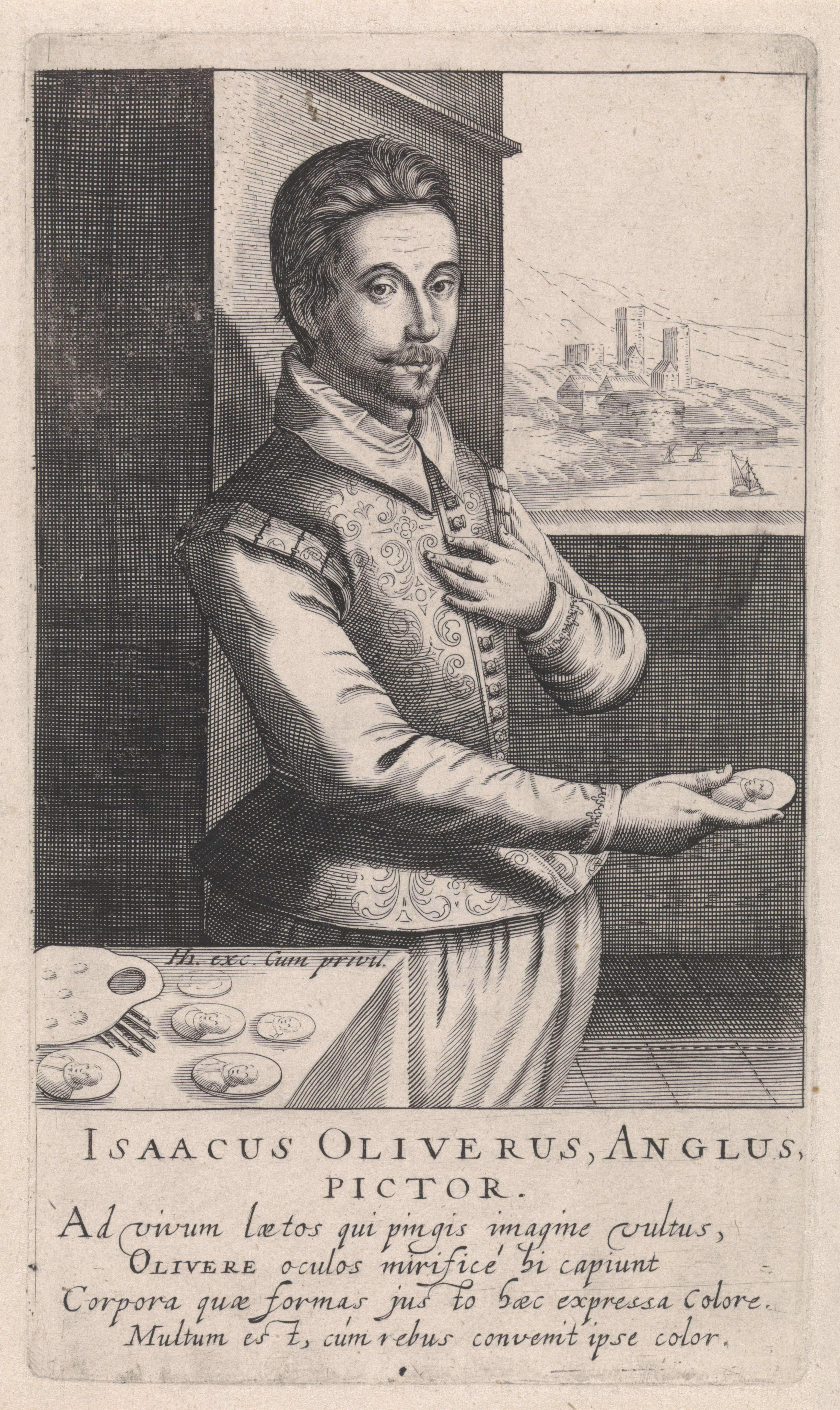 Portret van Isaac Oliver