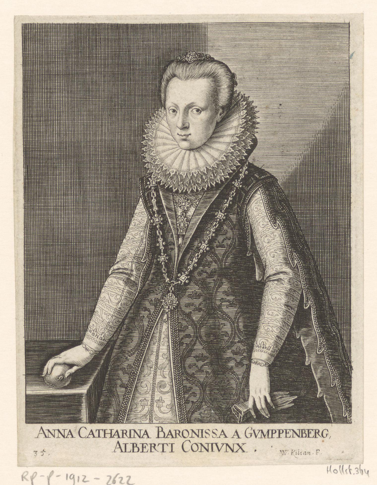 Portret van Anna Catharina von Gumppenberg
