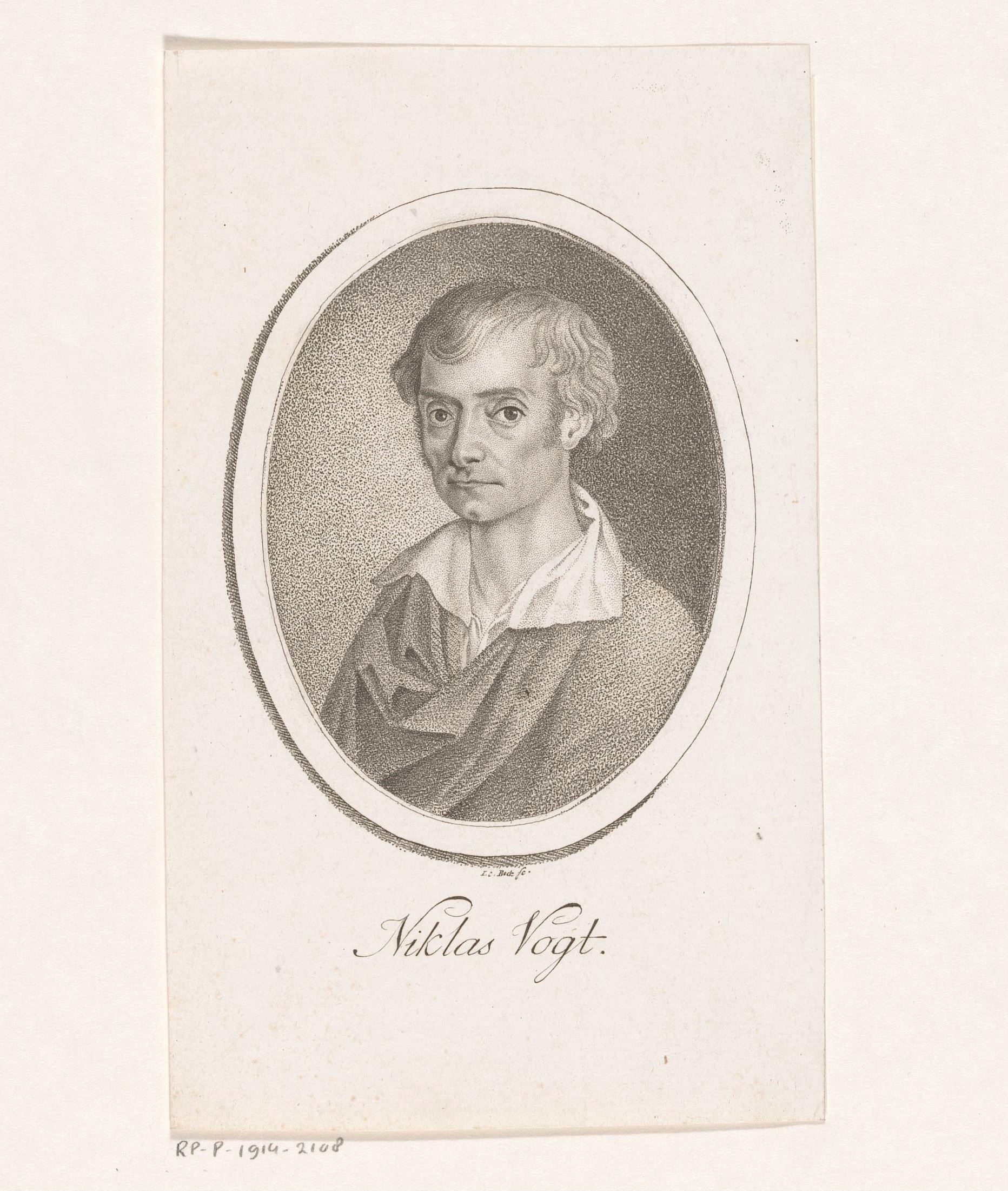 Portret van Nicolaus Vogt