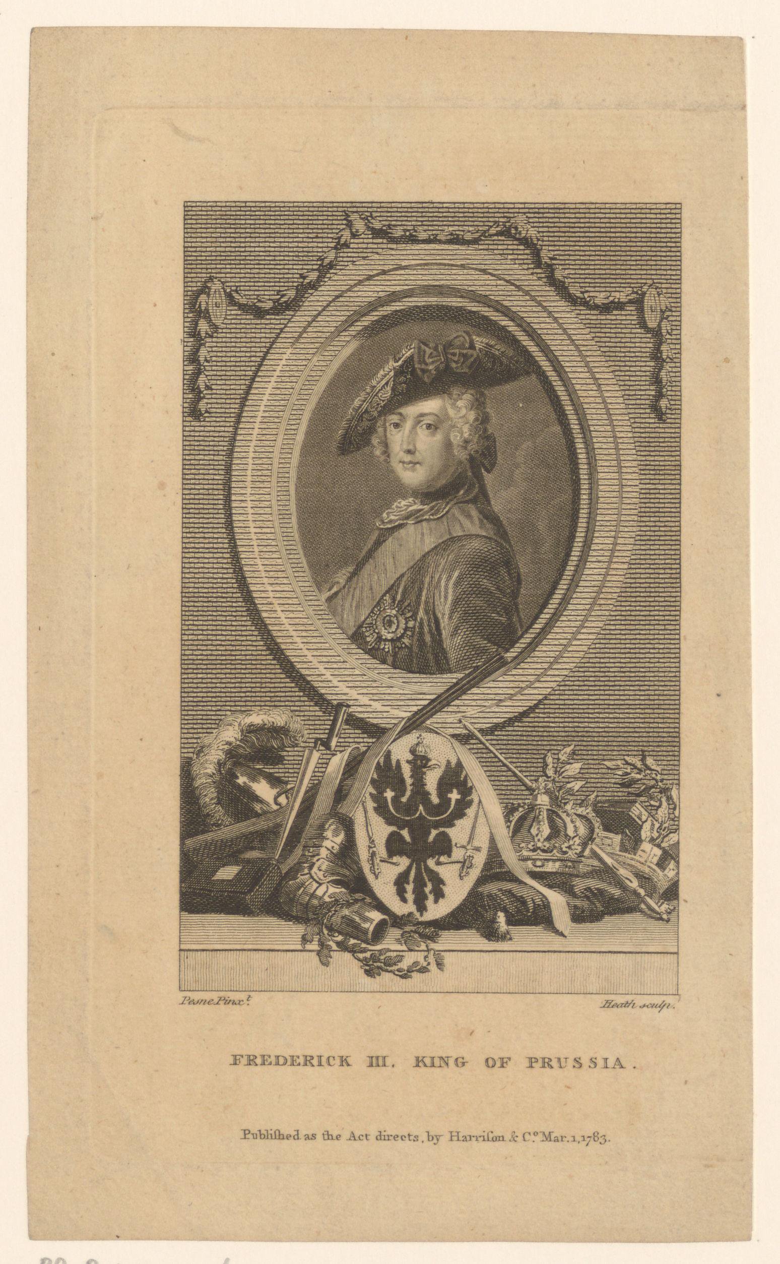 Portret van Frederik de Grote