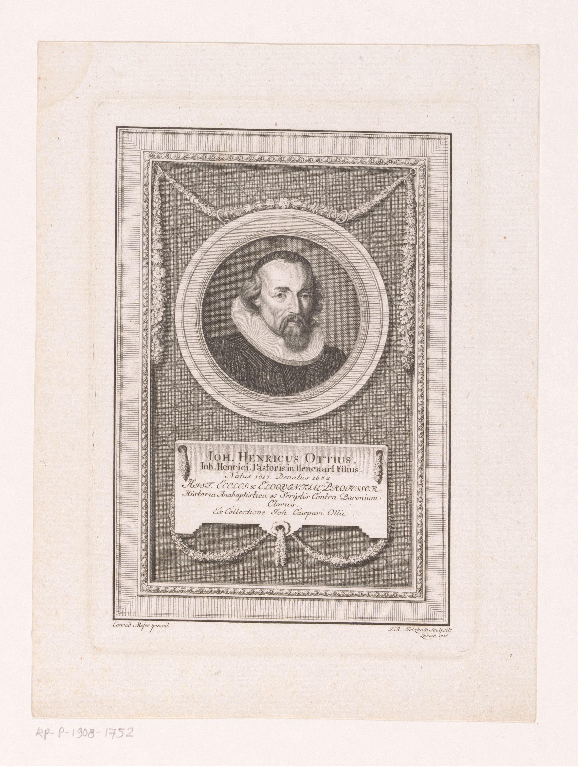 Portret van Heinrich Ott