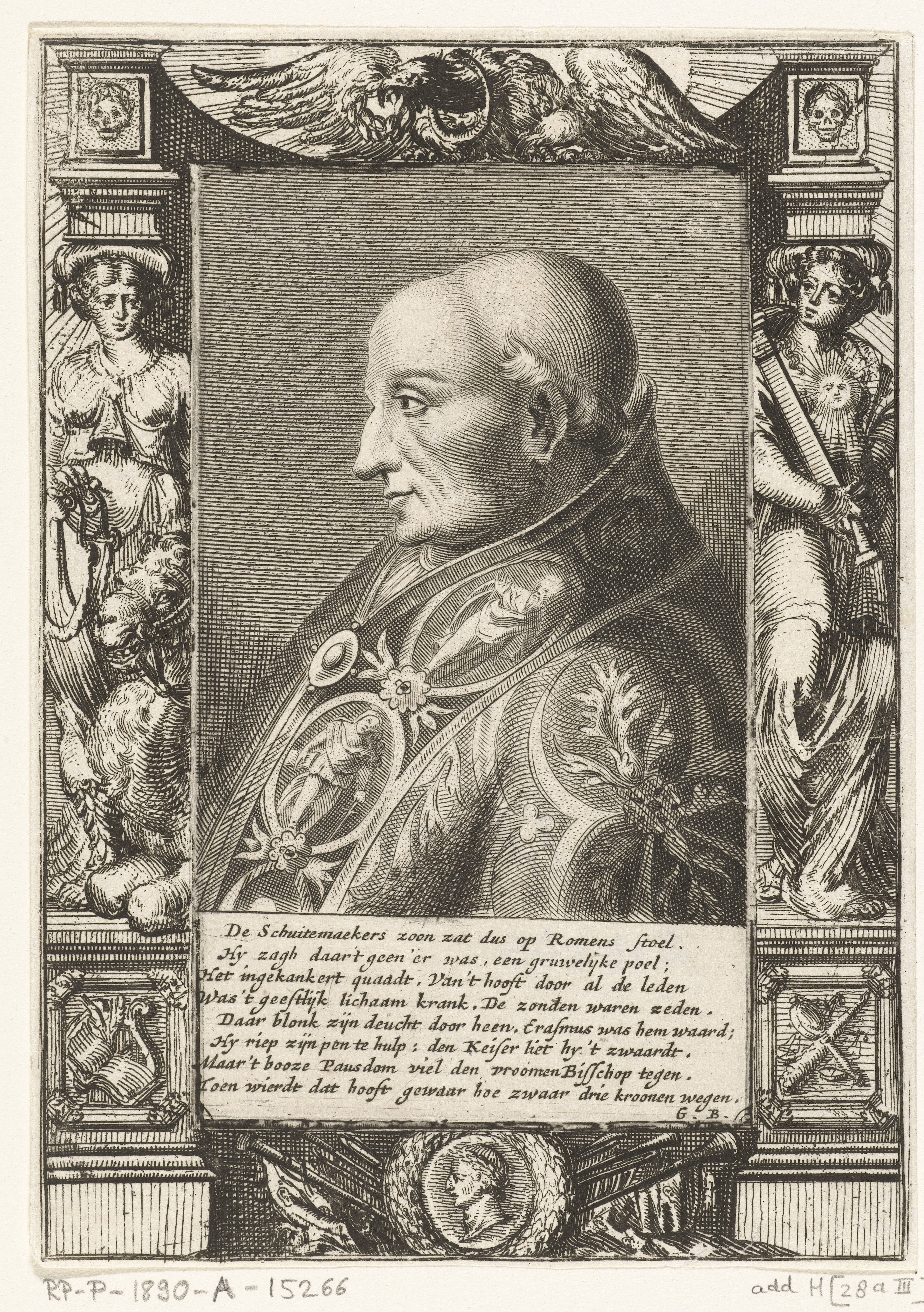 Portret van paus Adrianus VI