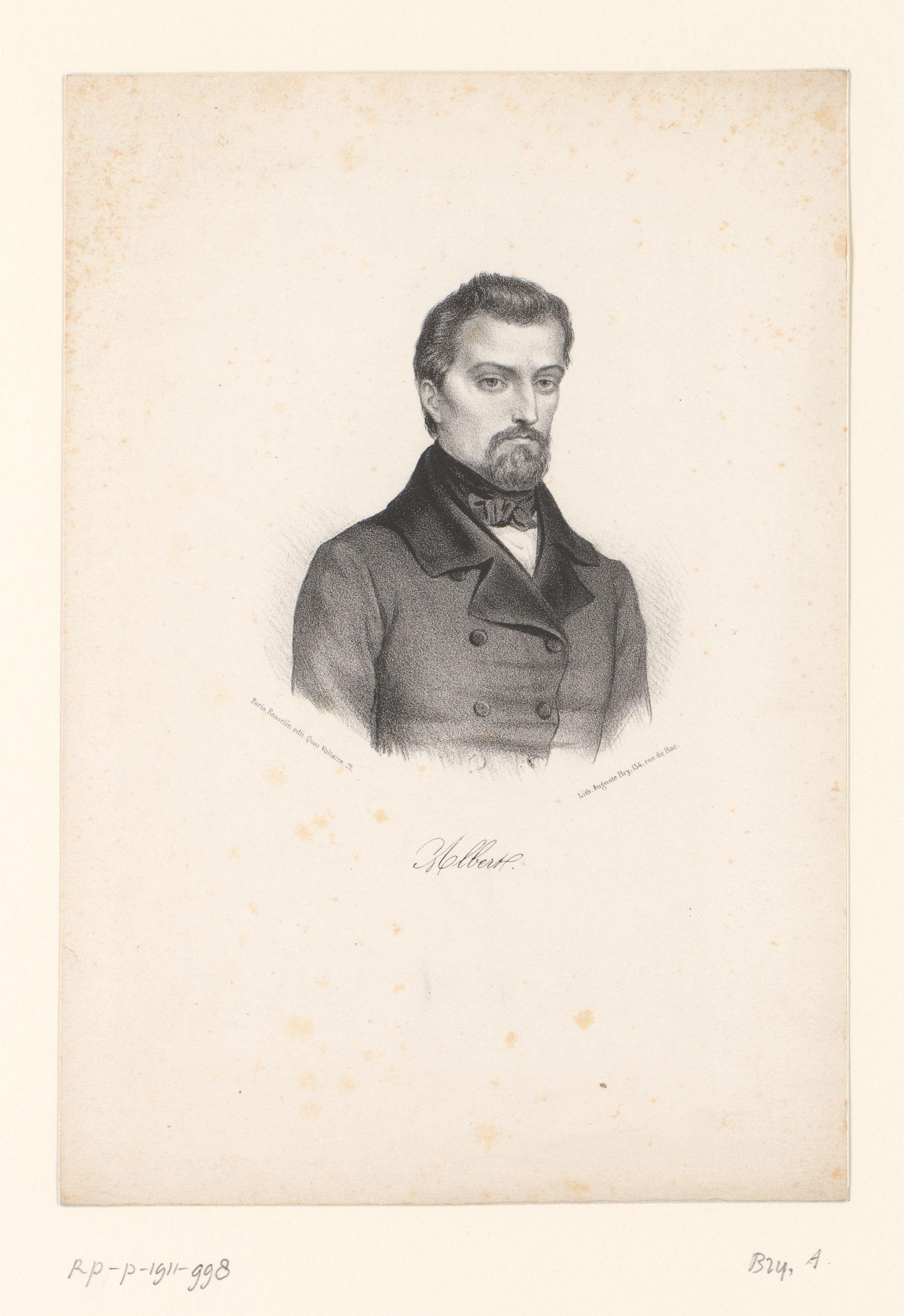 Portret van de socialist Alexandre-Albert Martin