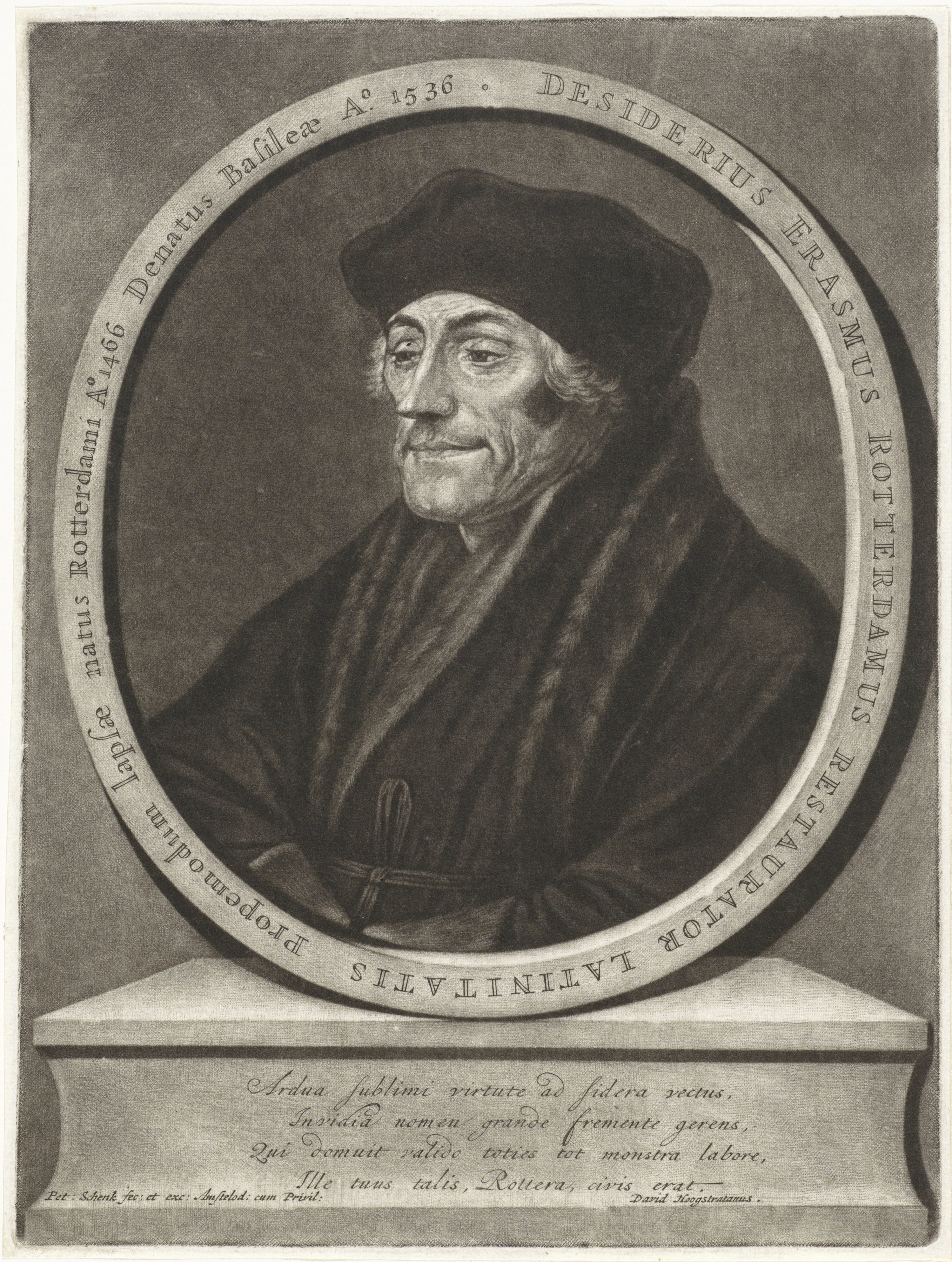 Portret van Desiderius Erasmus