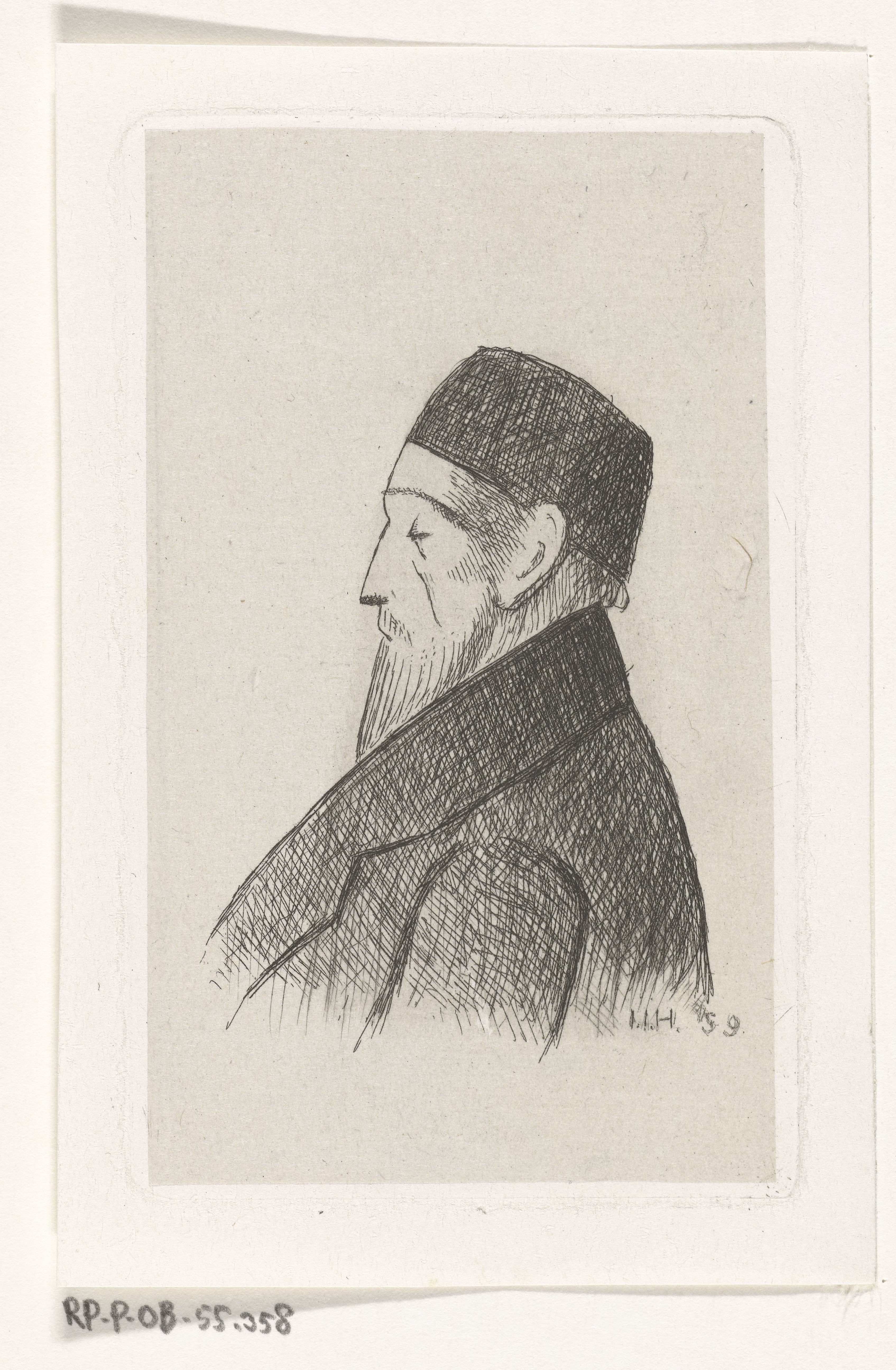 Portret van Carel August Gunkel