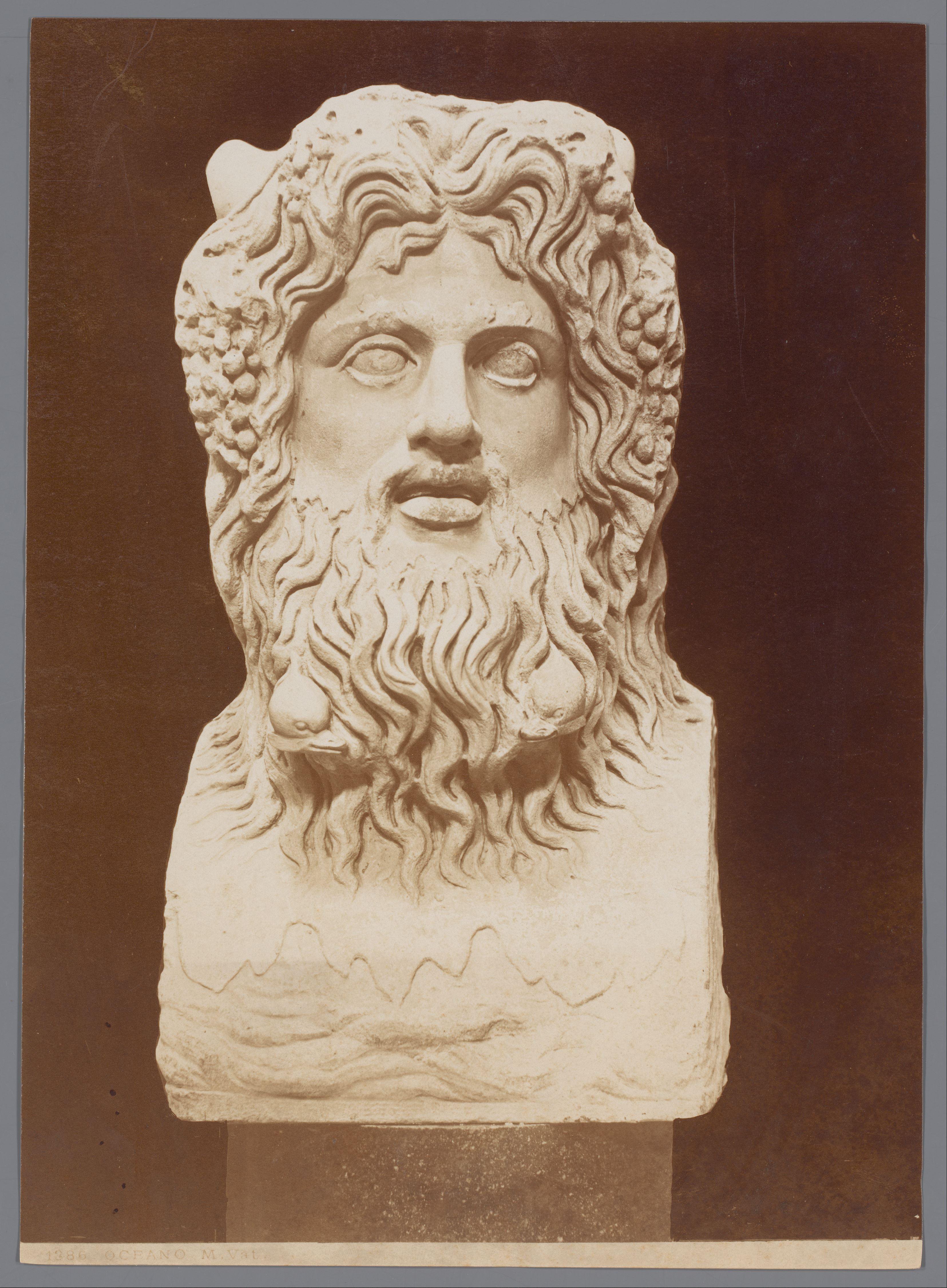 Buste van Oceanus in de Vaticaanse Musea