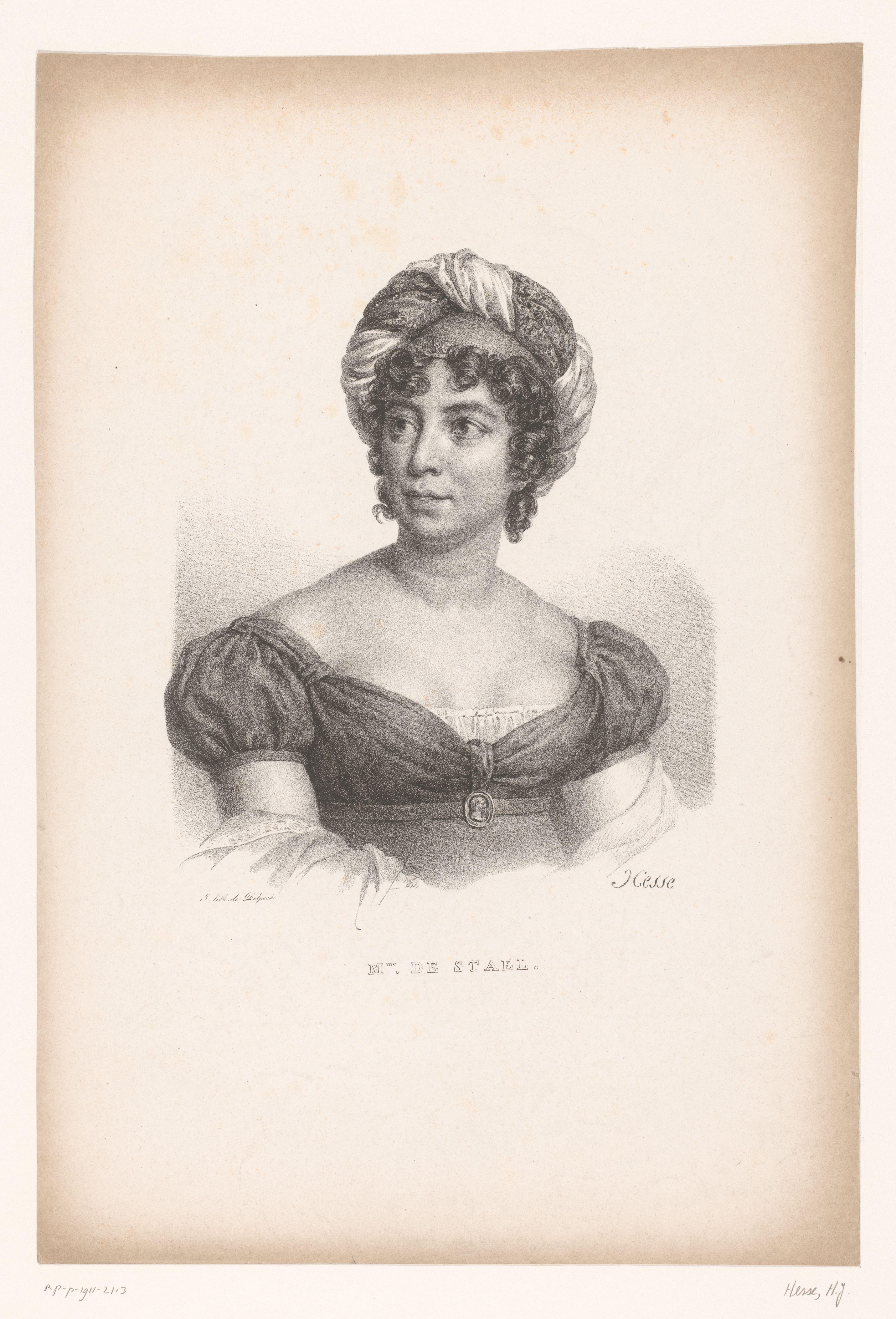 Portret van Germaine de Staël