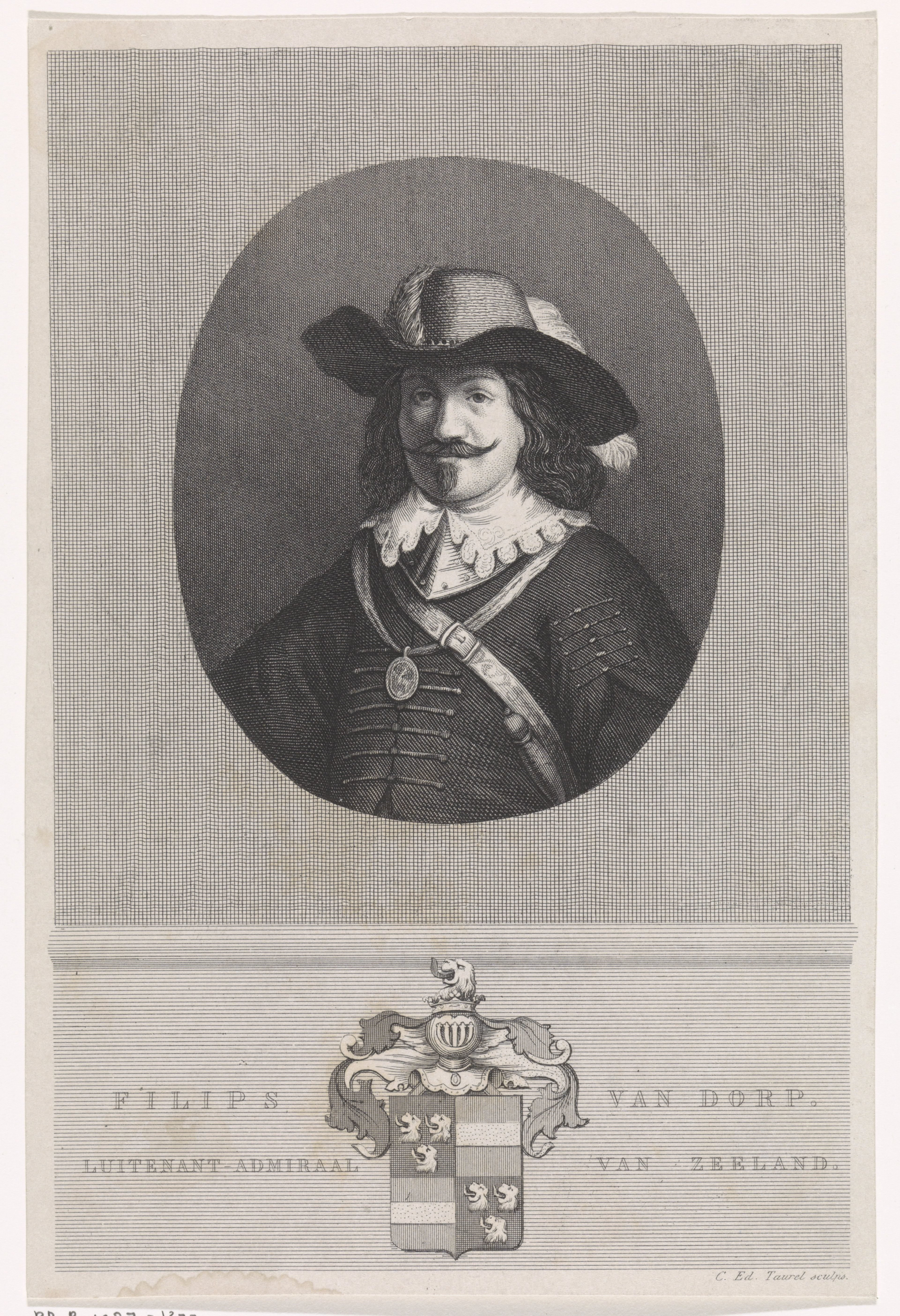 Portret van de luitenant-admiraal Philips van Dorp