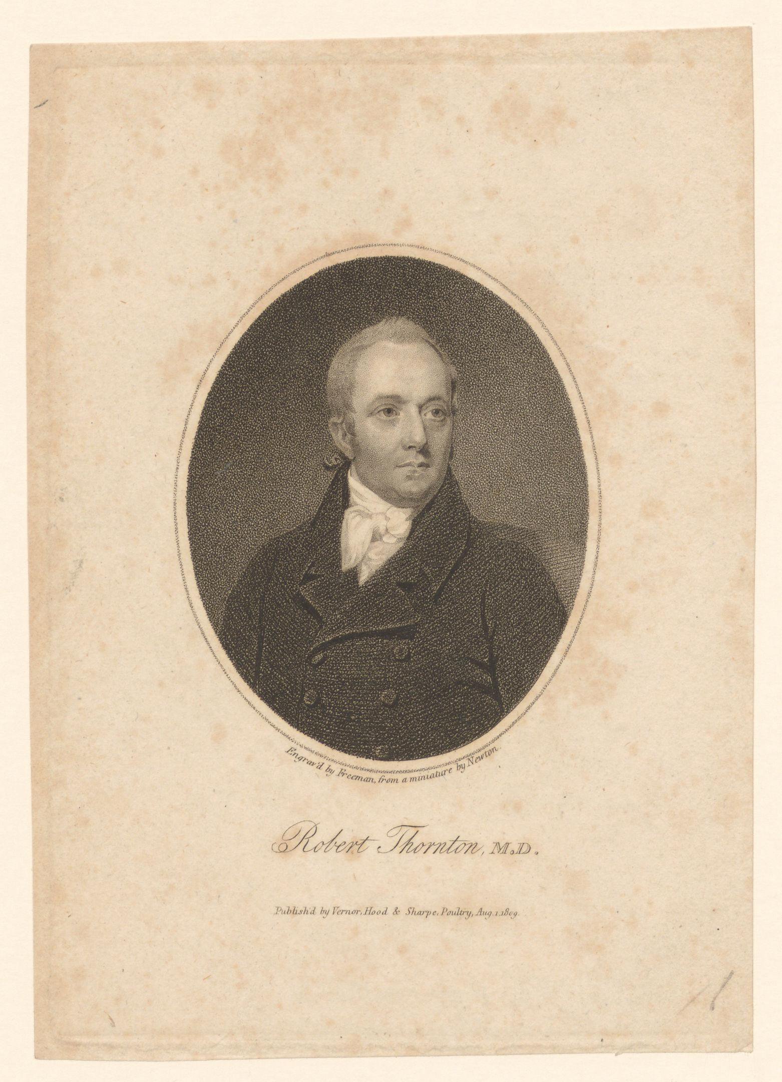 Portret van Robert John Thornton