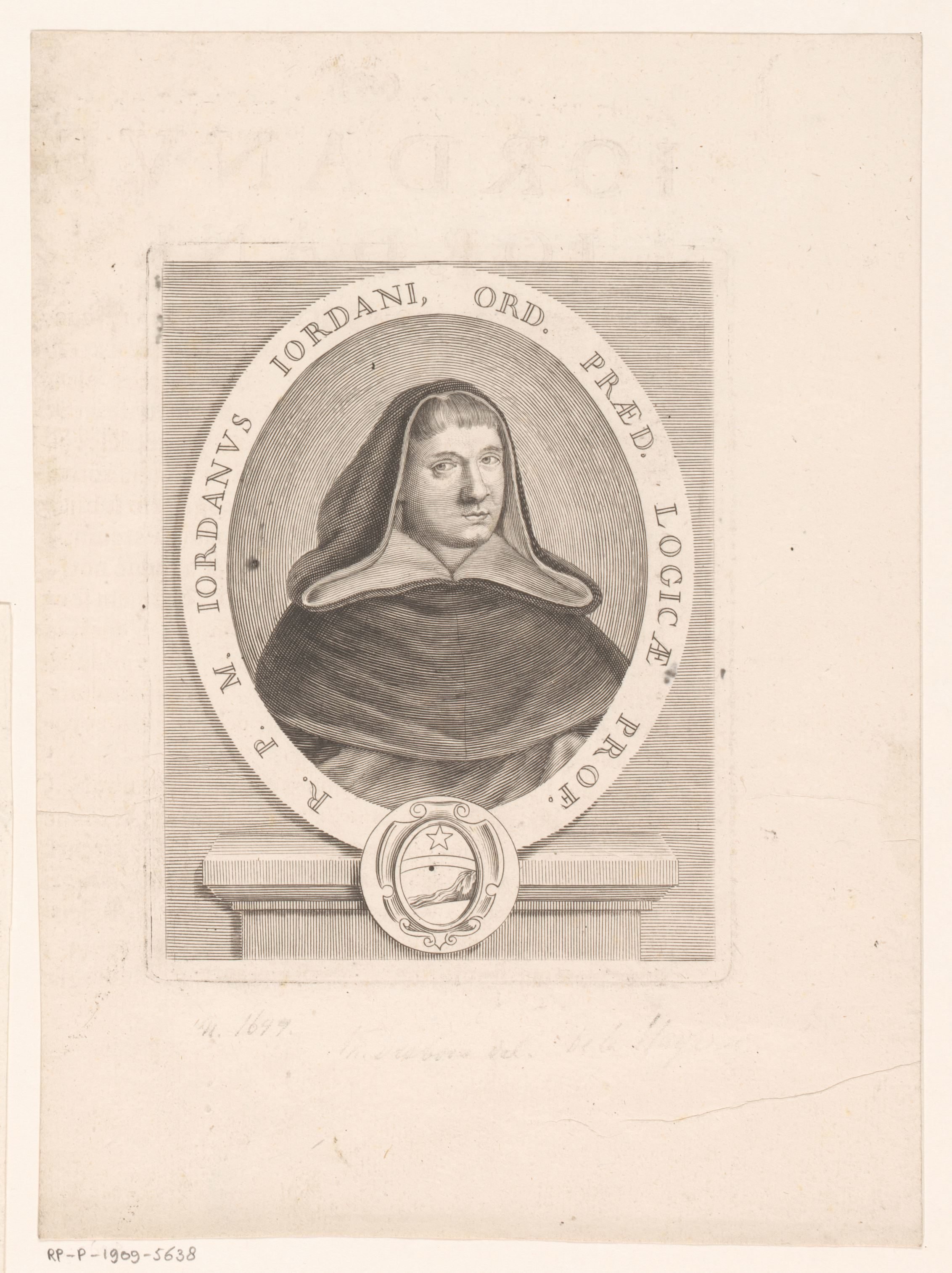 Portret van Iordanus Iordani