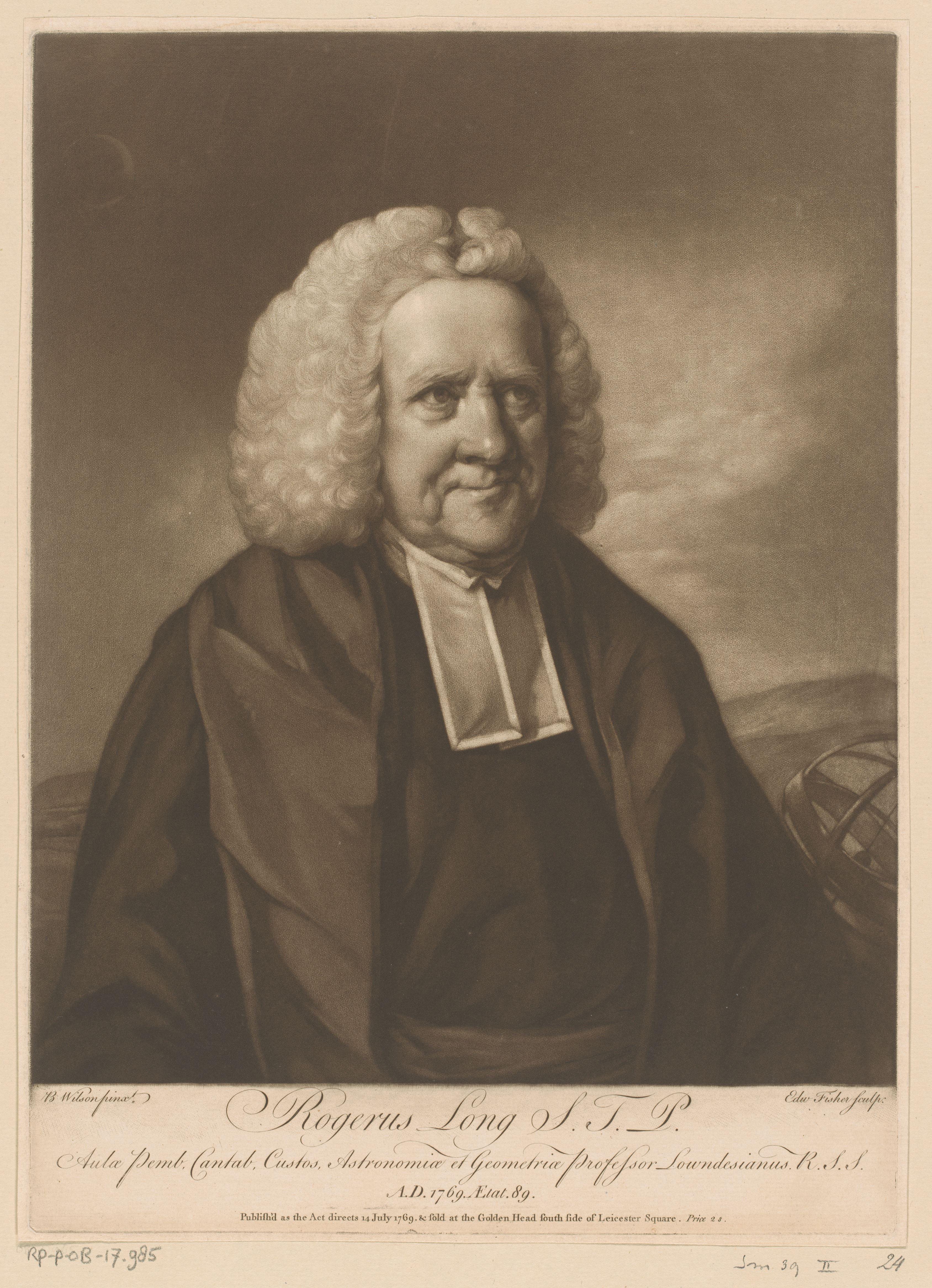 Portret van Roger Long